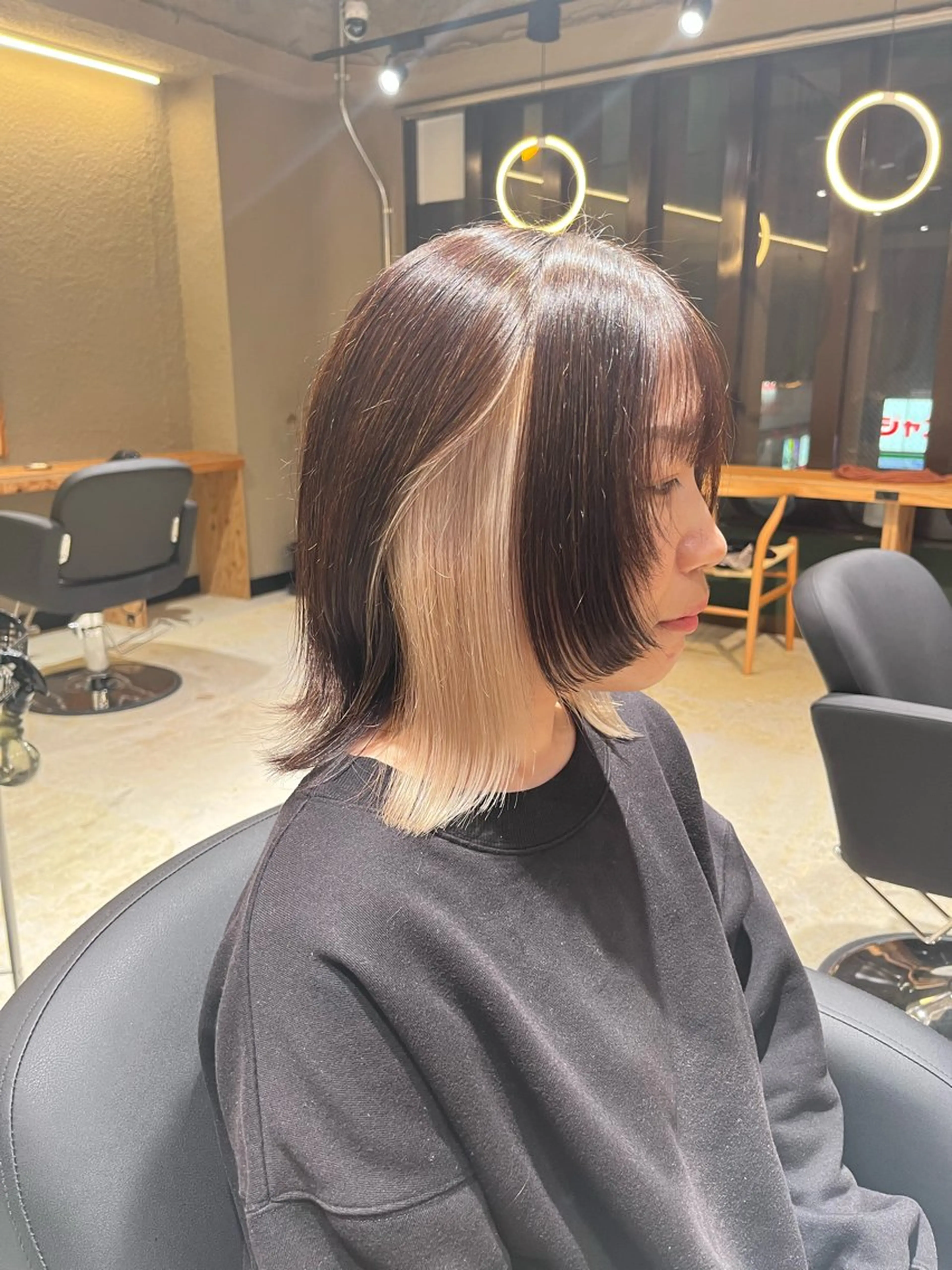 ミディアム ヘアカラー トリートメント 🏅EIGHT難波/ 【店長】タモツのヘアスタイル