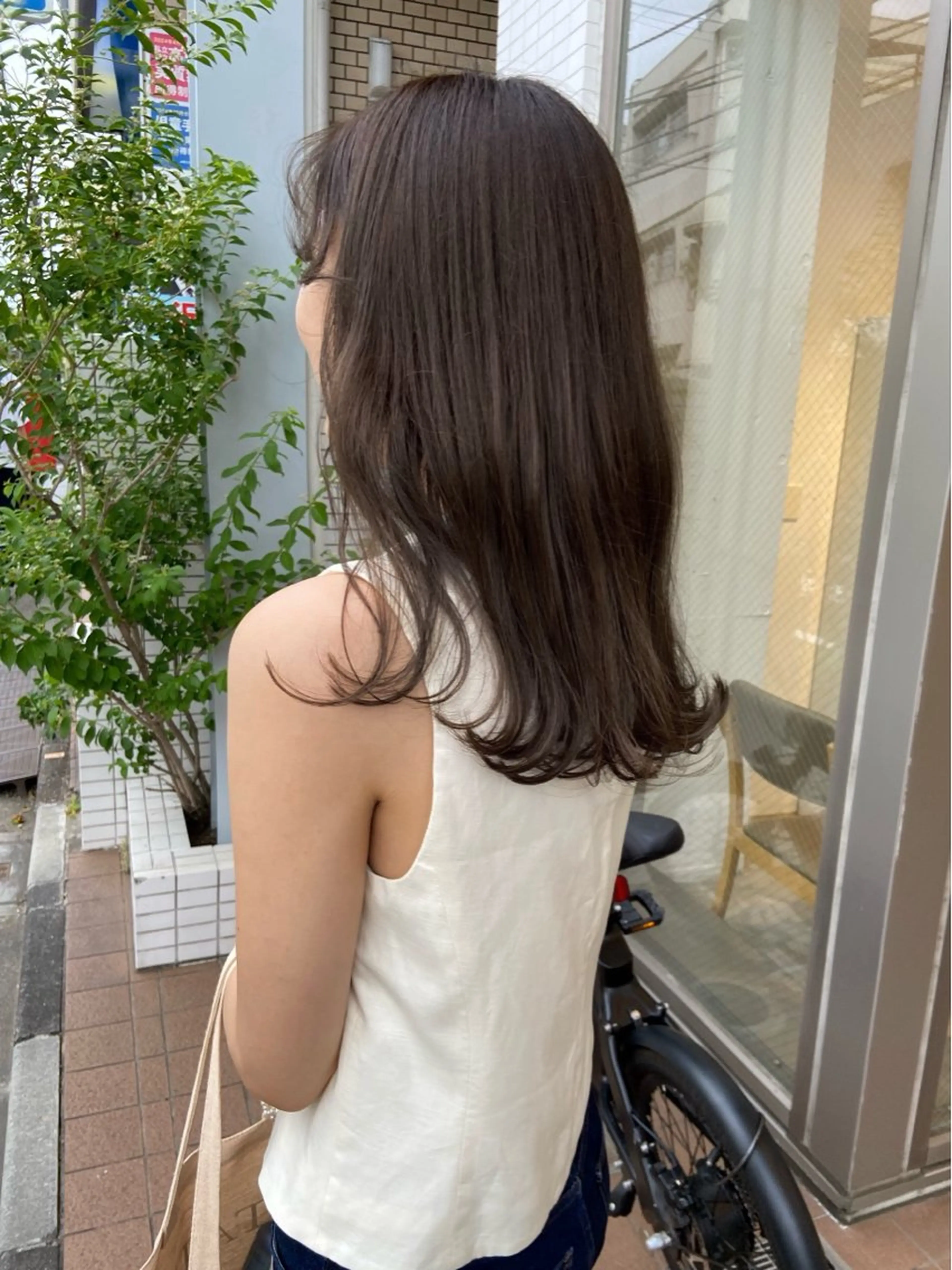 ロング カラー ベージュカラー グレージュ オリーブベージュ オリーブカラー オリーブグレージュ 🌟アレンジが似合う カラー🌟Rumiのヘアスタイル