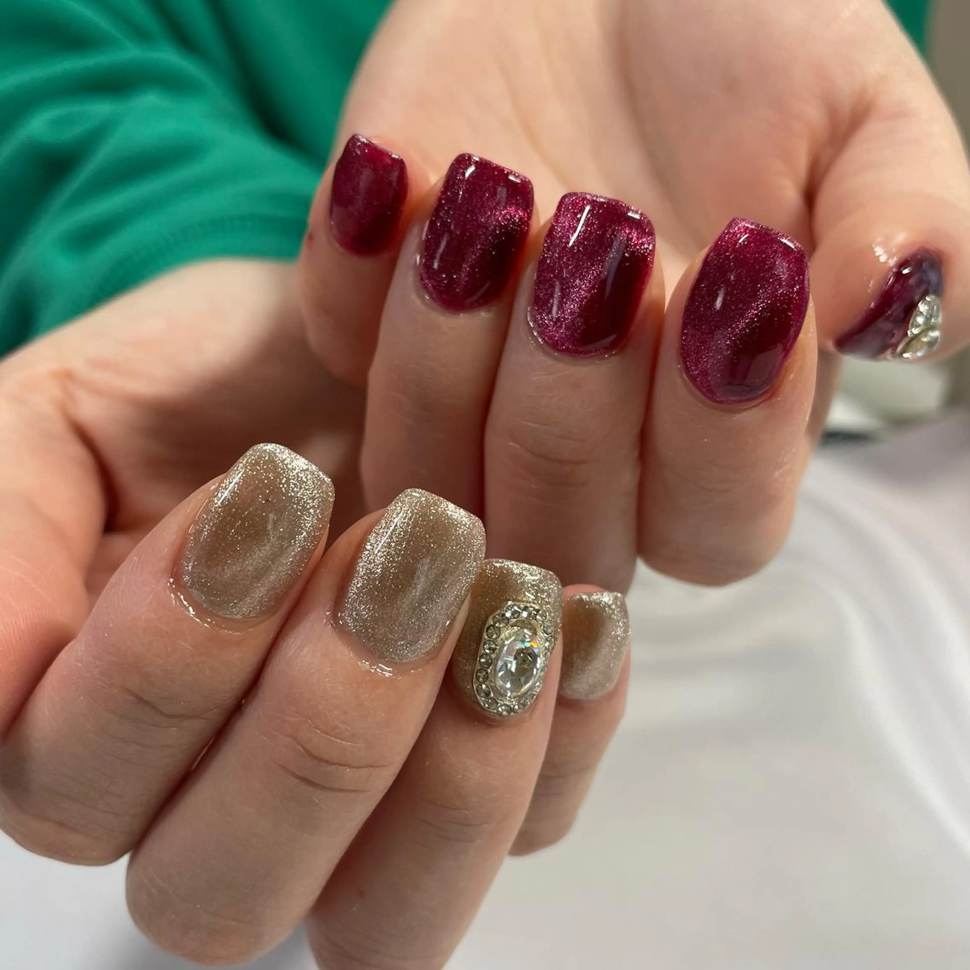 ネイル マグネットネイル 奥園 良恵のネイルデザイン