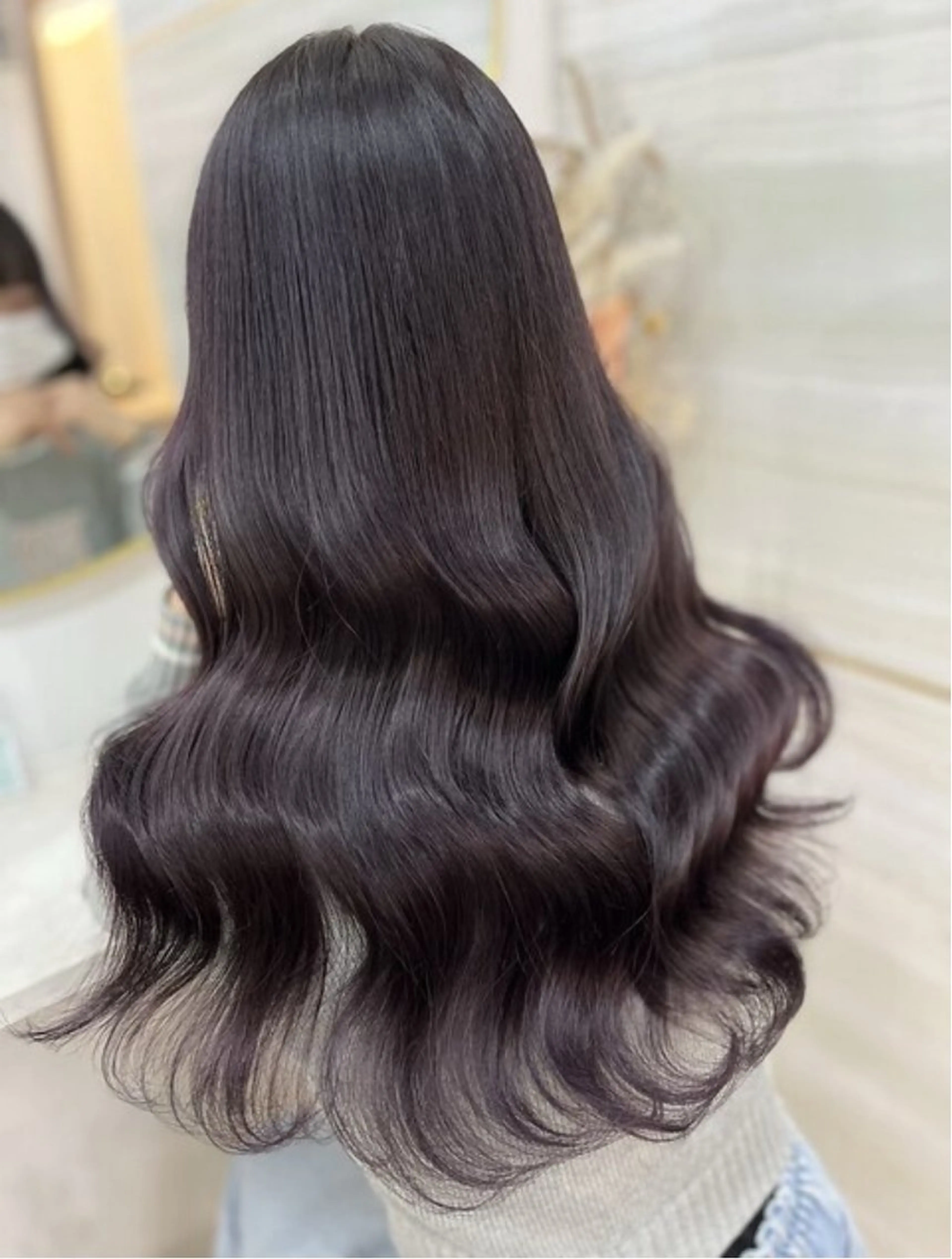 ロング 💘Kurea💘 艶髪/韓国/暗髪のヘアスタイル
