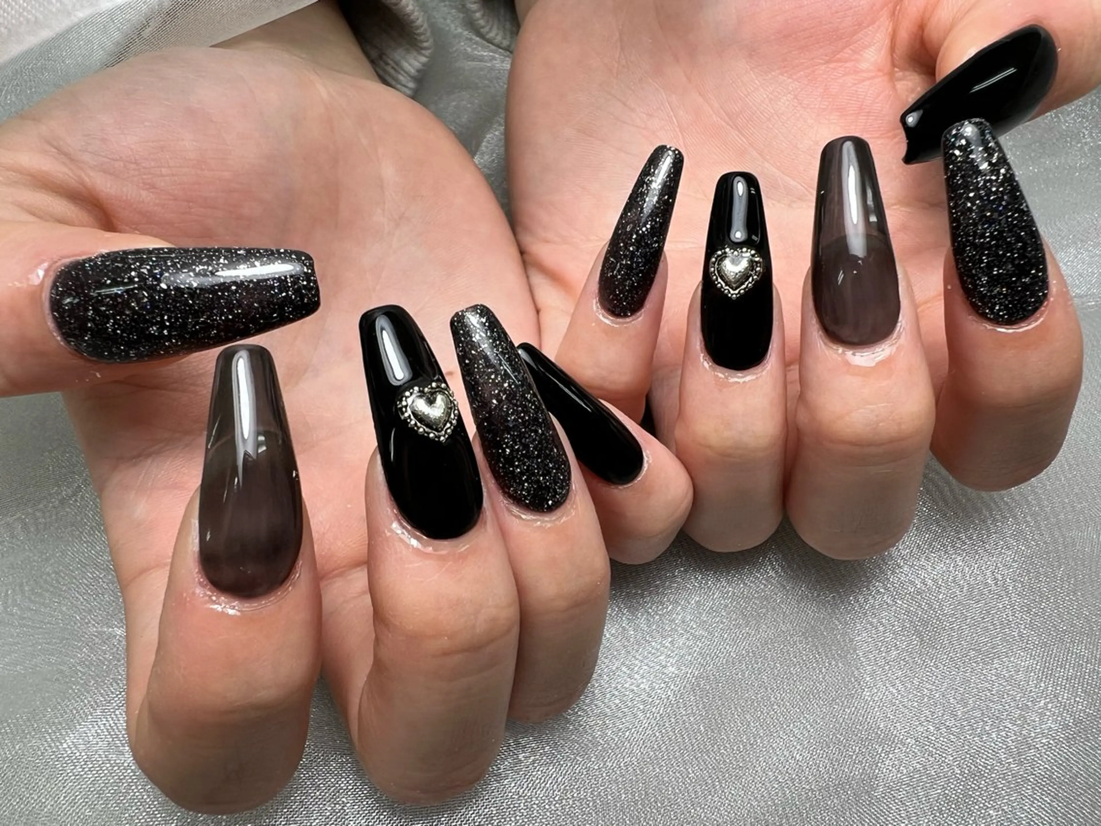 ネイル ハンドネイル Mana‪ ‪·͜· ❤︎‬のネイルデザイン