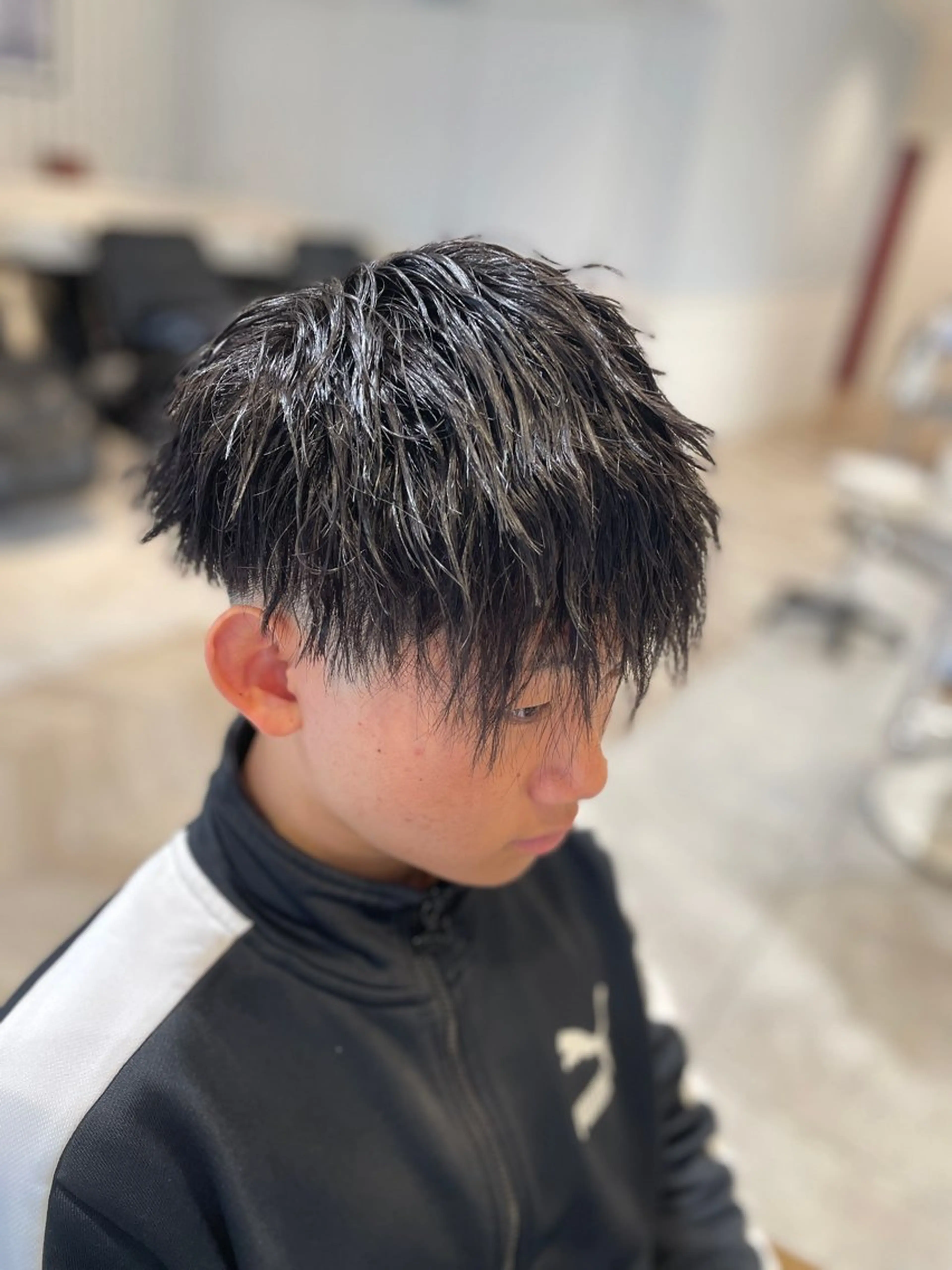 ショート メンズ カット パーマ メンズパーマ/カット / 古川　諒のヘアスタイル