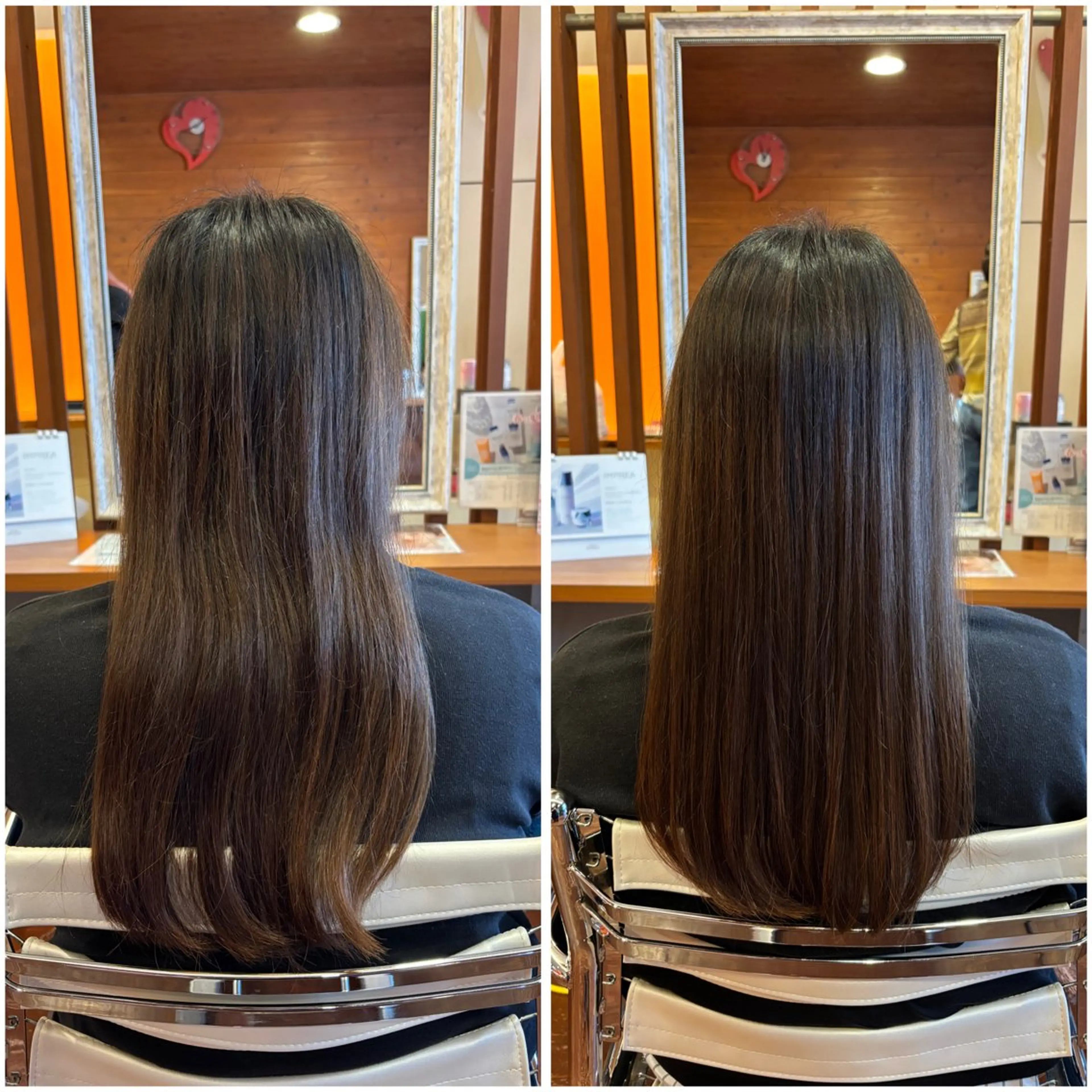 ロング カット トリートメント peal ark いろはのヘアスタイル