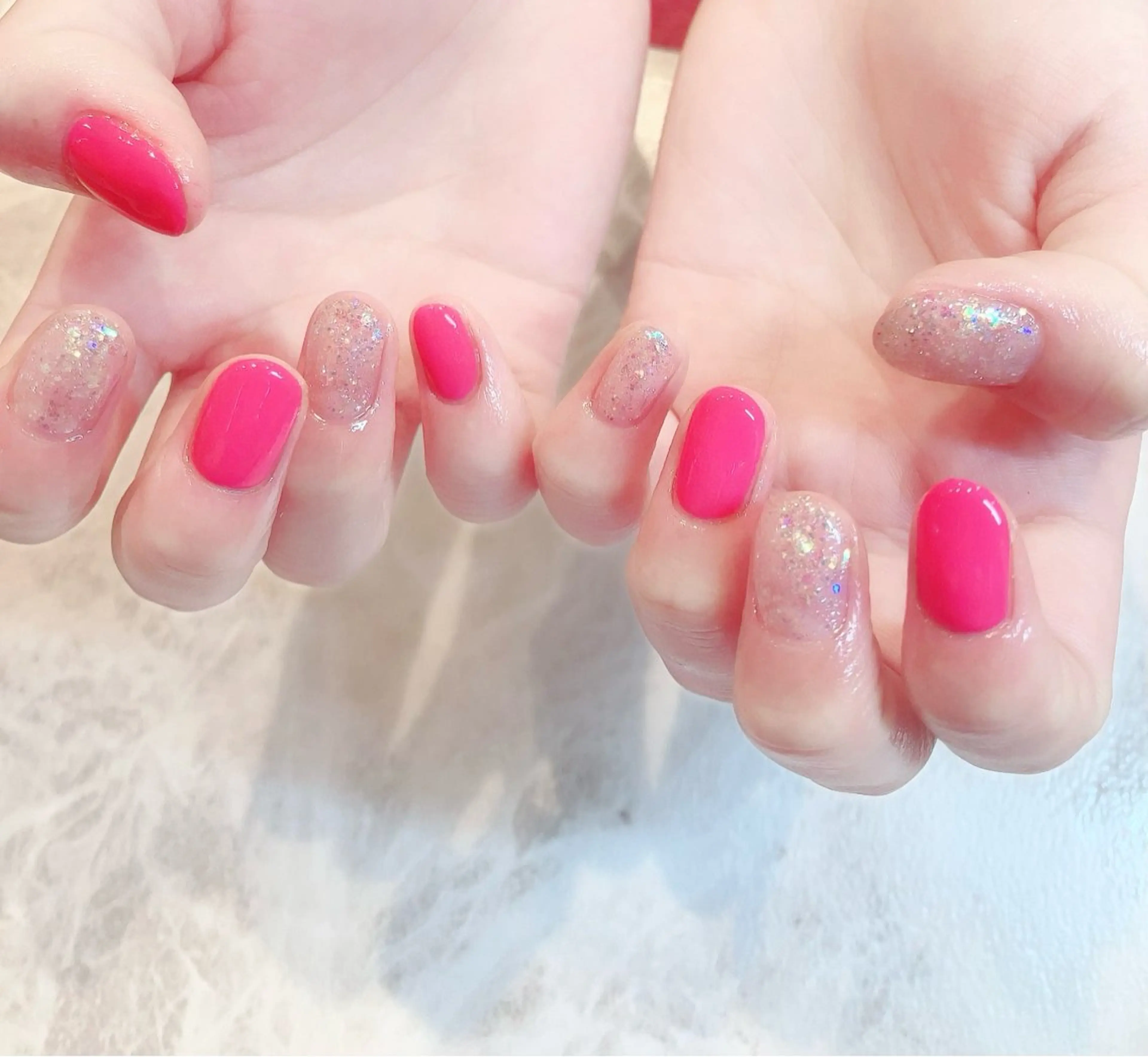 【新規限定】【ハンド】ワンカラー・ラメグラ（オフ込み）の写真