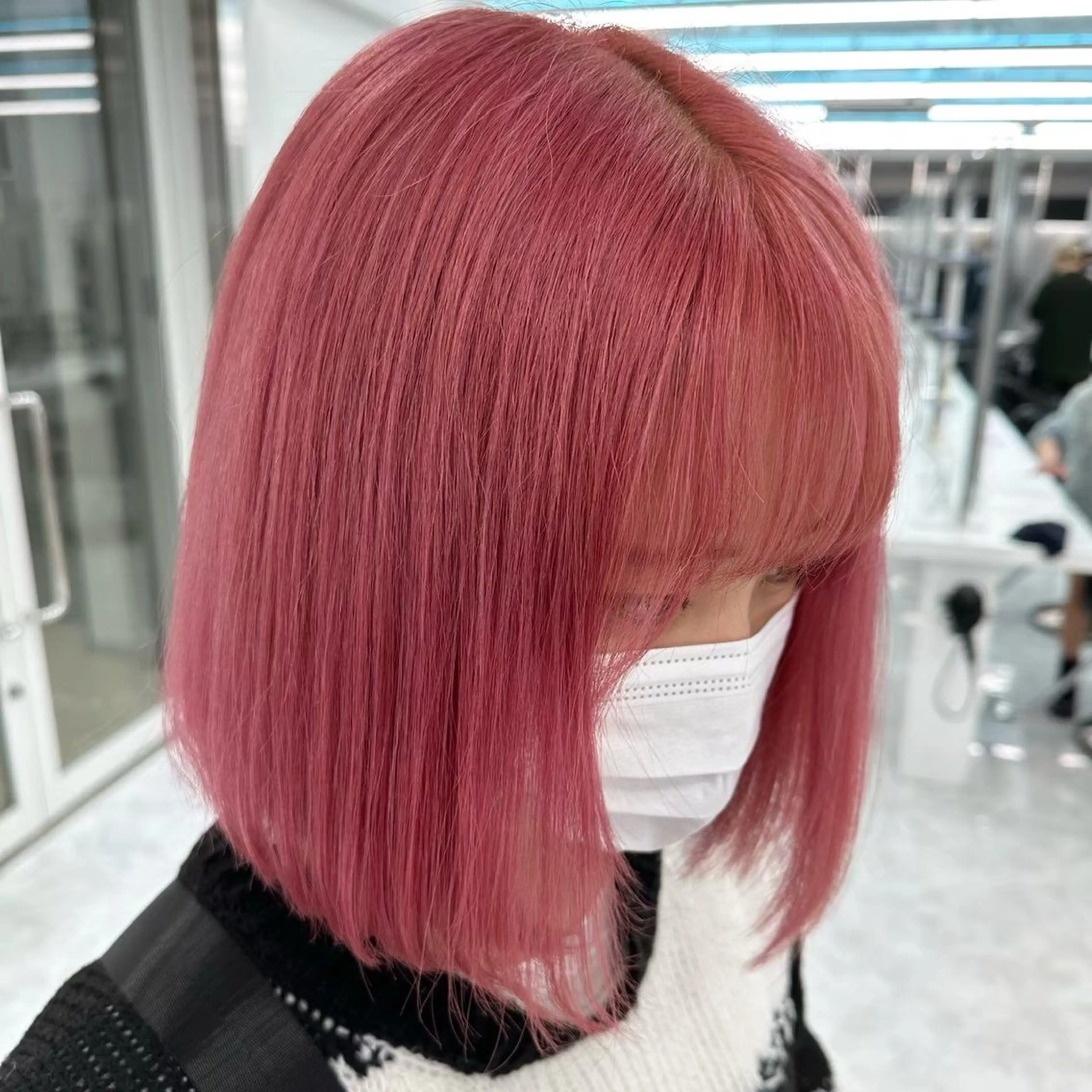 ミディアム カラー ヘアカラー ヘッドスパ ヘアセット 🫧韓国風透明感 ヘア🫧towaのヘアスタイル