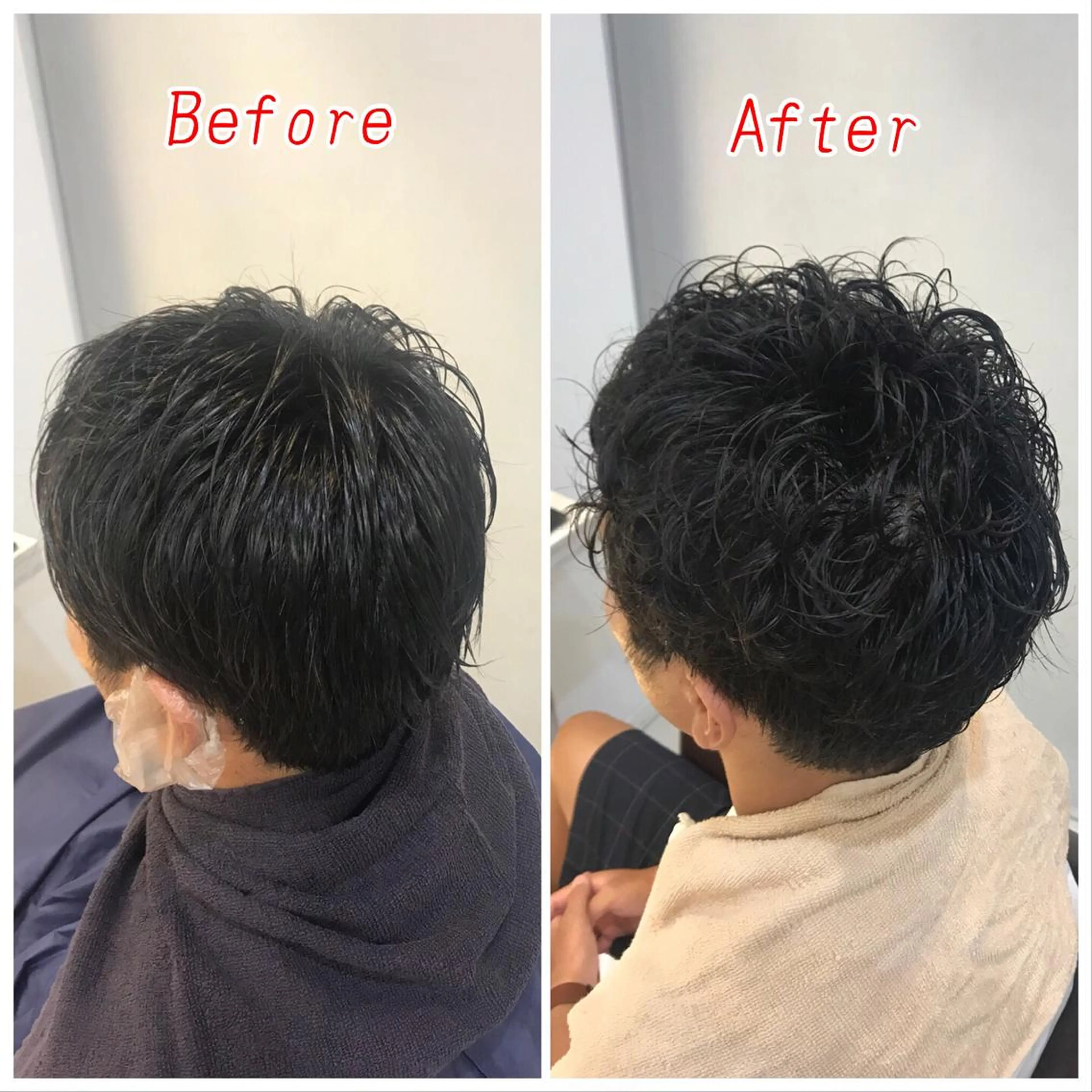 ショート パーマ メンズ メンズパーマ ニュアンスパーマ stylist/蛯谷 珠里のヘアスタイル