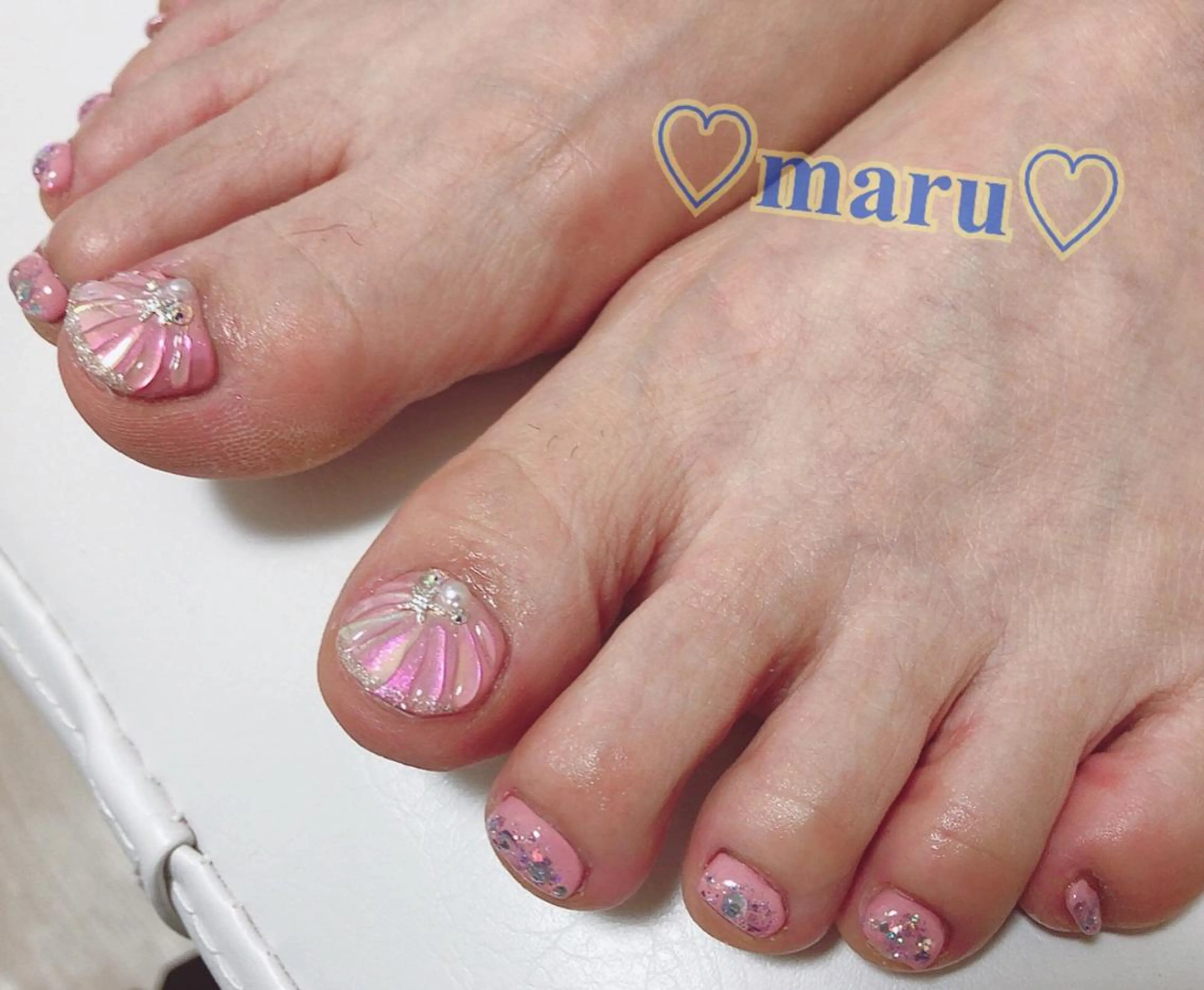 ネイル ハンドネイル フットネイル まるみ ♡のネイルデザイン