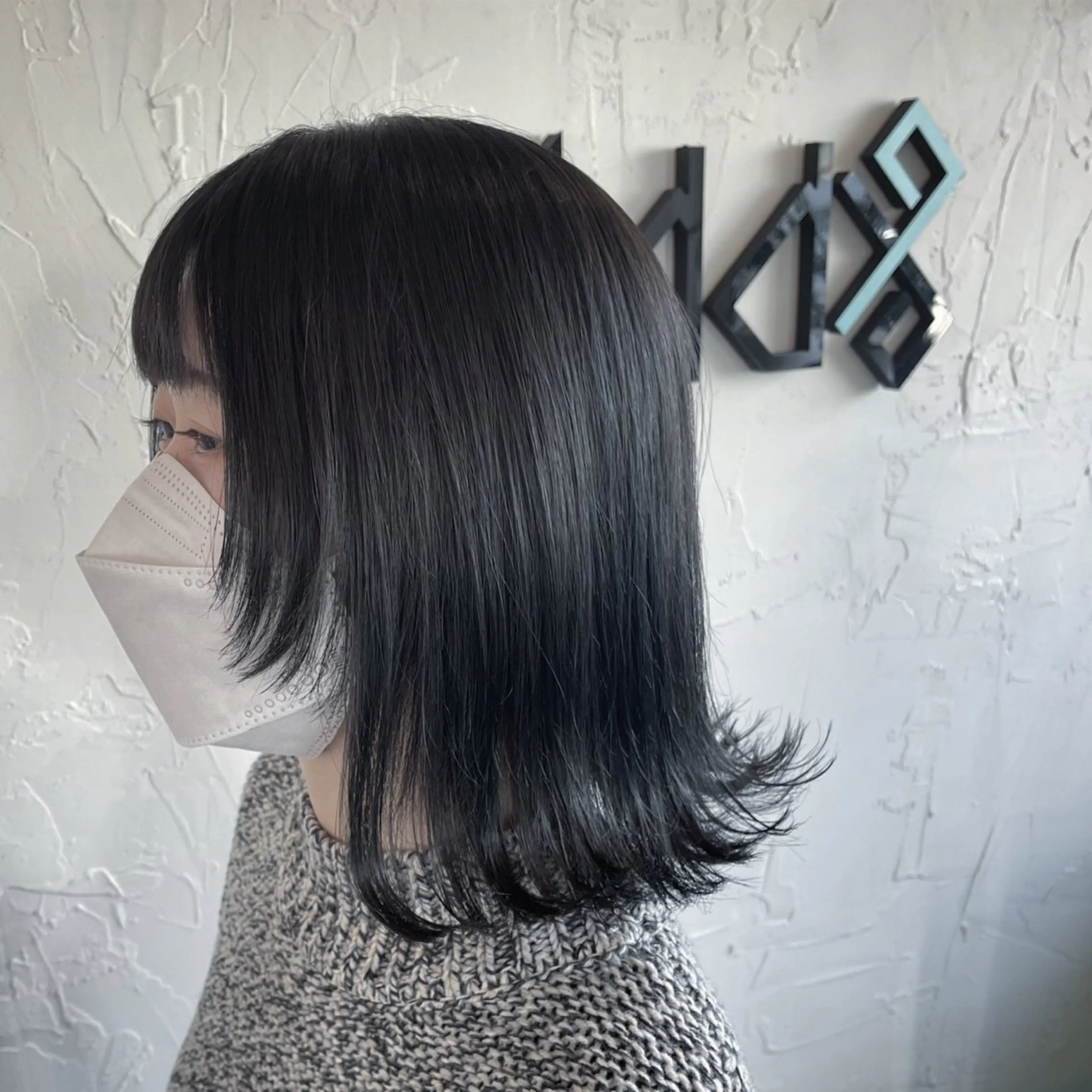 ミディアム カラー パーマ ヘアアレンジ カット ヘアカラー トリートメント ヘッドスパ Add9 柳田健登のヘアスタイル