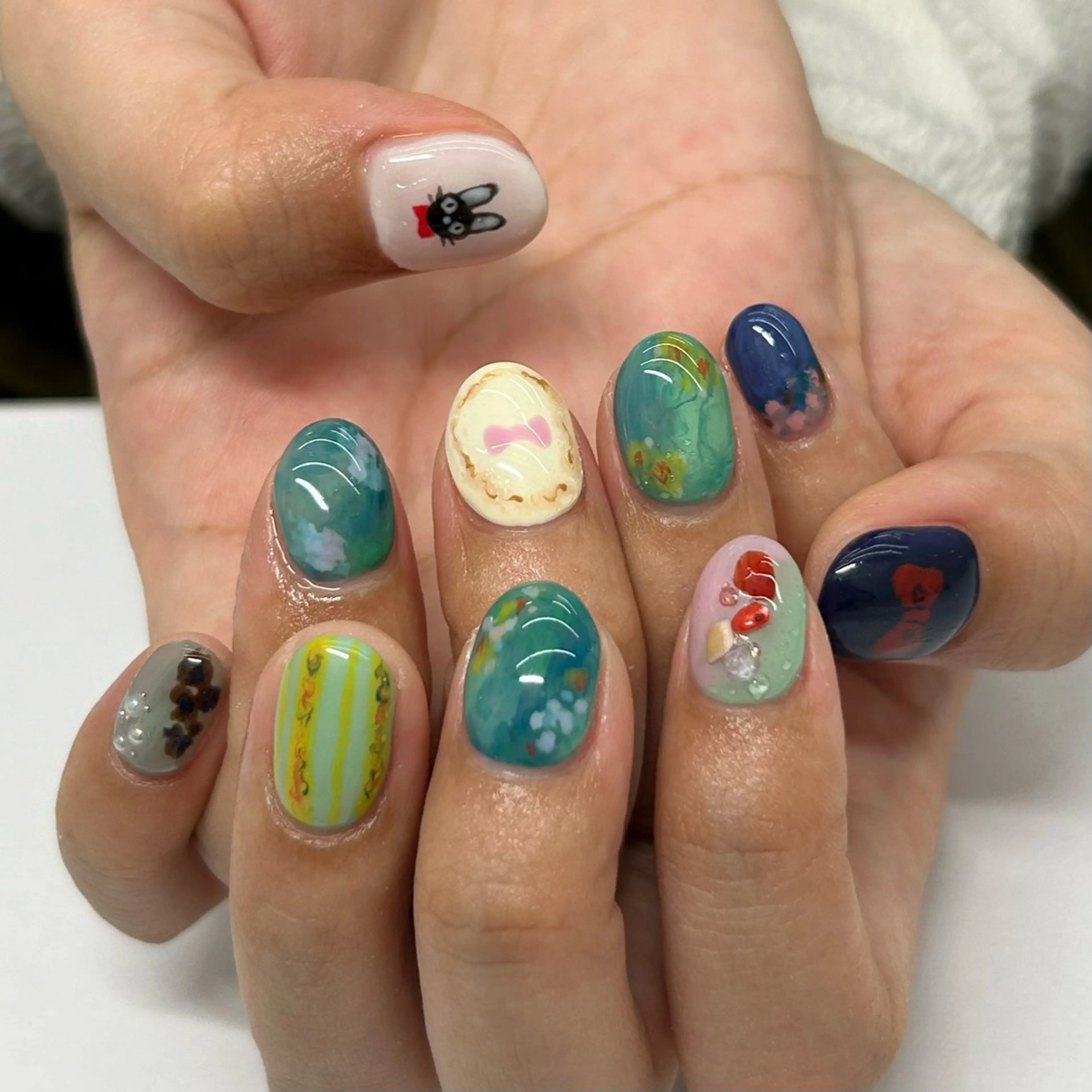 ネイル ハンドネイル プライベートネイルサロンone nail所属・one nail 【カラフル/個性派】のネイルデザイン