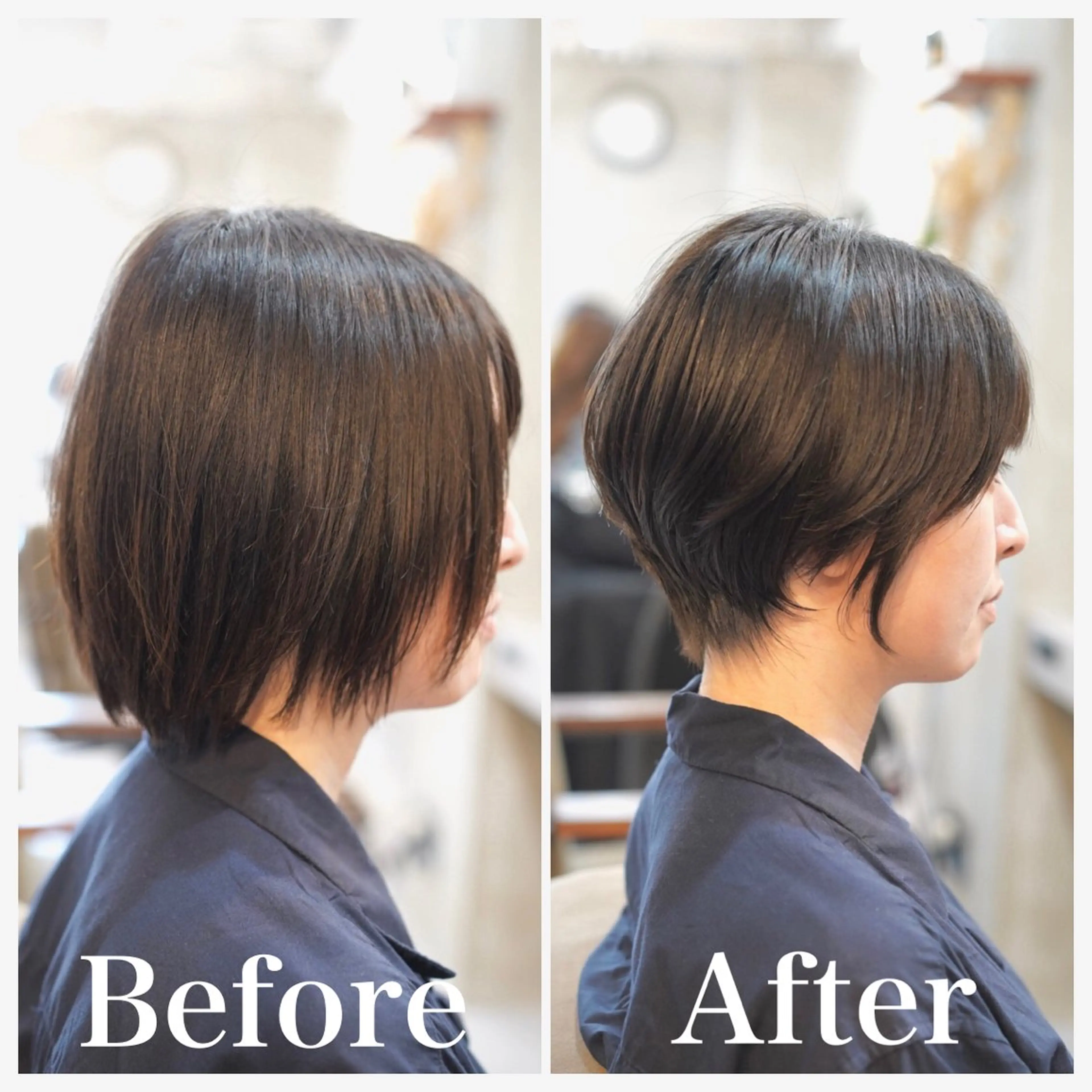 ショート カラー 髪質改善 ショートヘア 小顔カット トリートメント RIYA❤︎ Aujuaソムリエのヘアスタイル