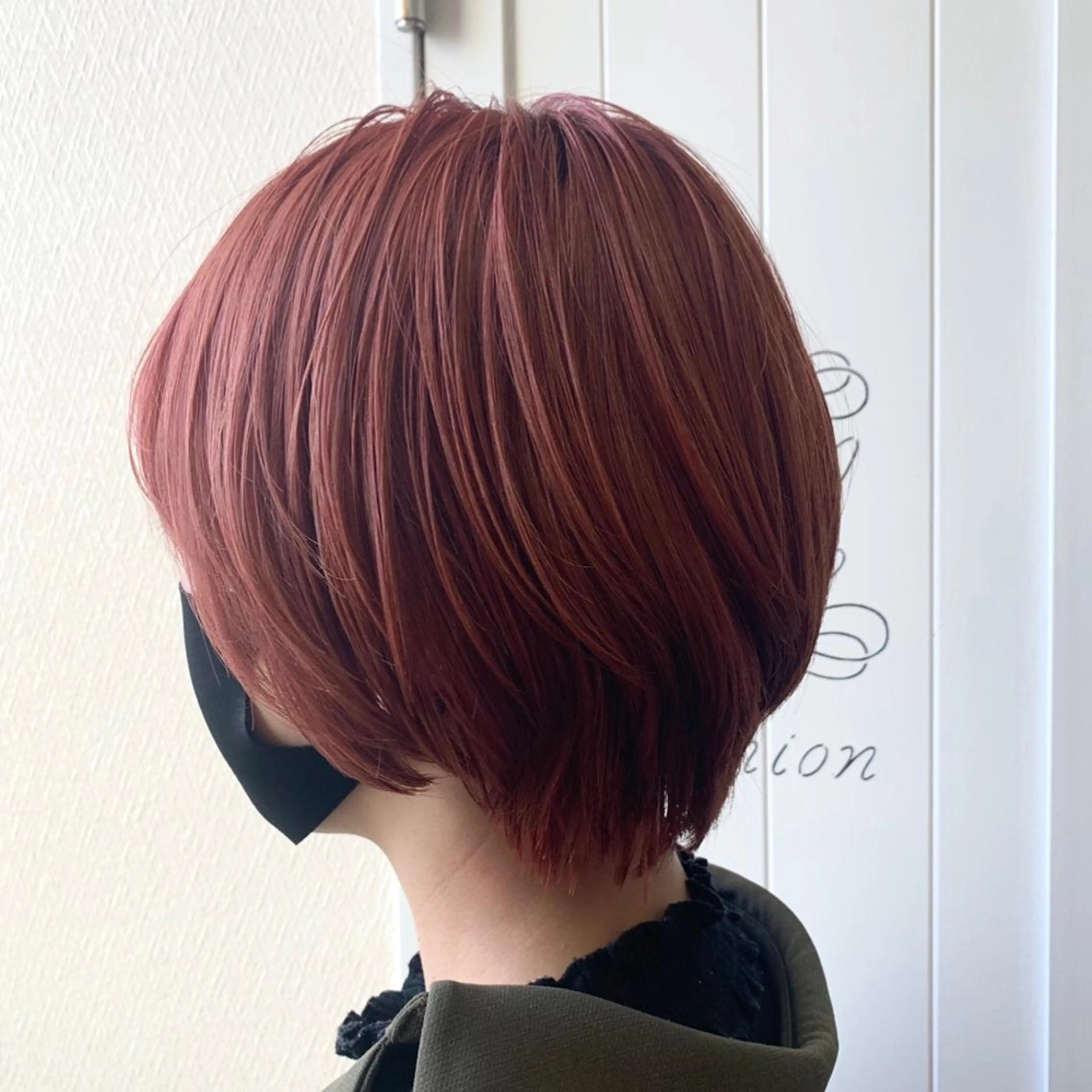 ショート カラー ピンクカラー 韓国ヘア /男女❄️ 細江 美紅のヘアスタイル