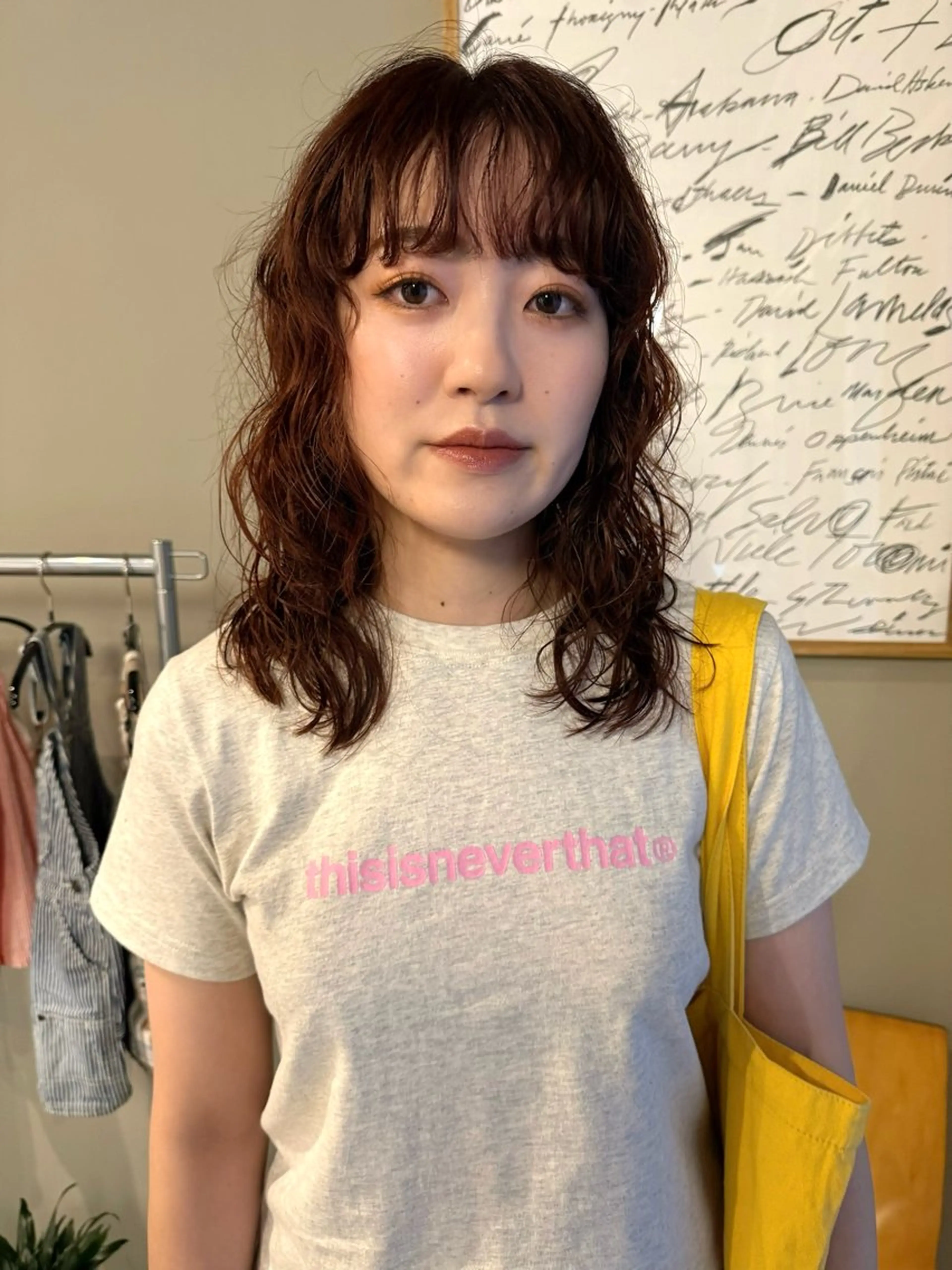 ミディアム パーマ ミディアムパーマ muku所属・ボブ/パーマ /muku サリのヘアスタイル