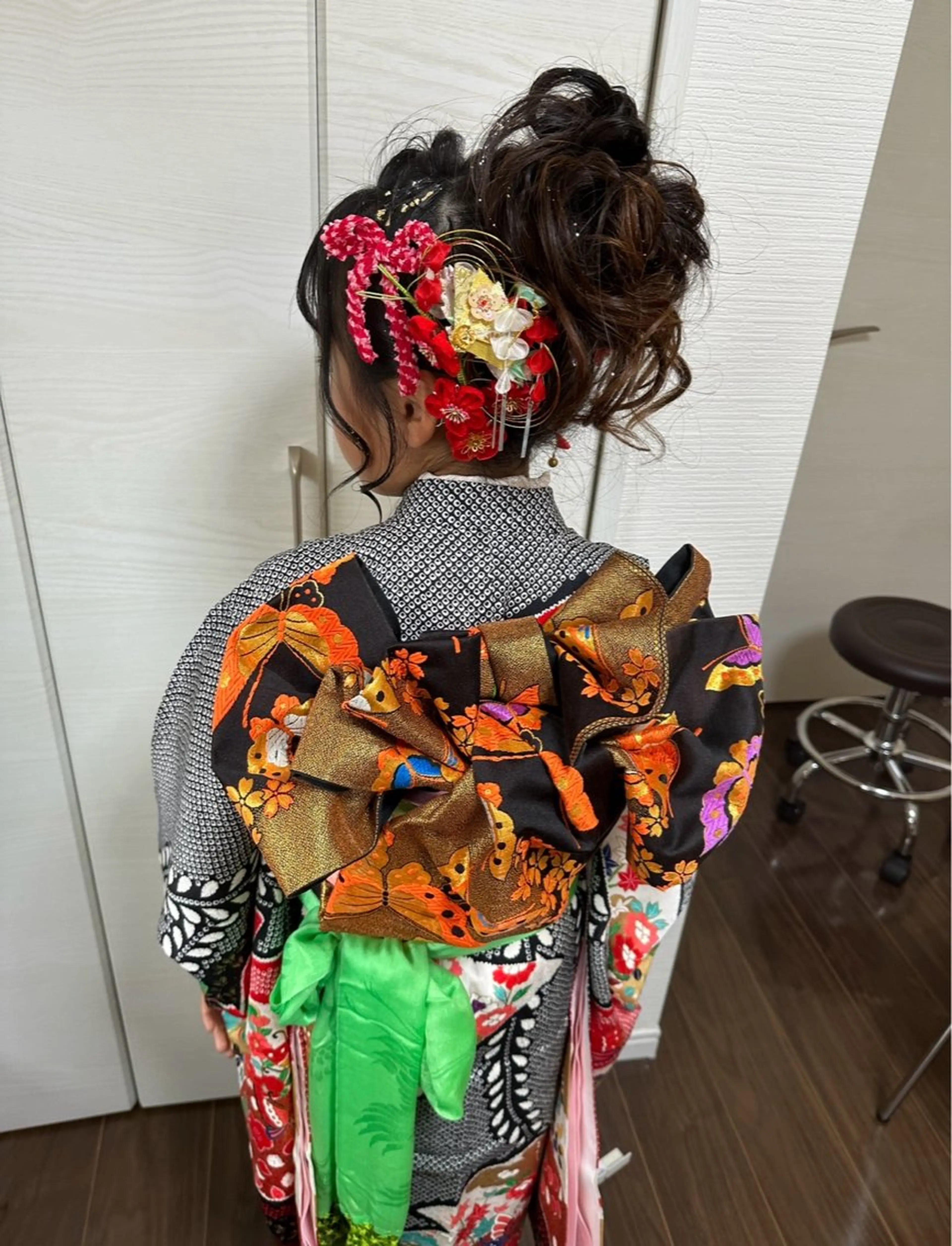 七五三7歳着付けヘアセットの写真