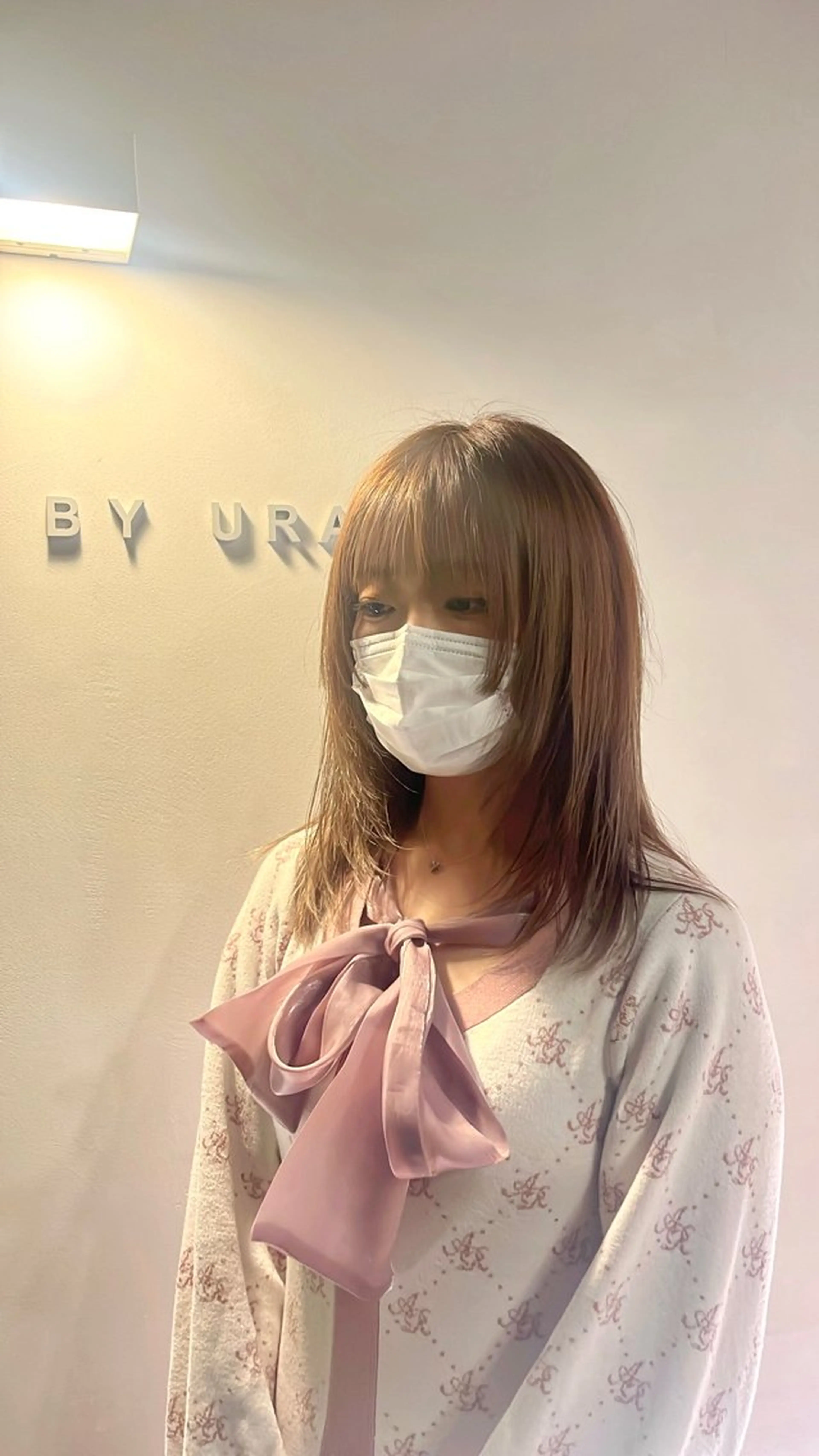 ミディアム 髪質改善 HALO hair salon【ヘイロー】所属・暖色カラー🟥ショウ ✖️ウルフ&レイヤーのヘアスタイル