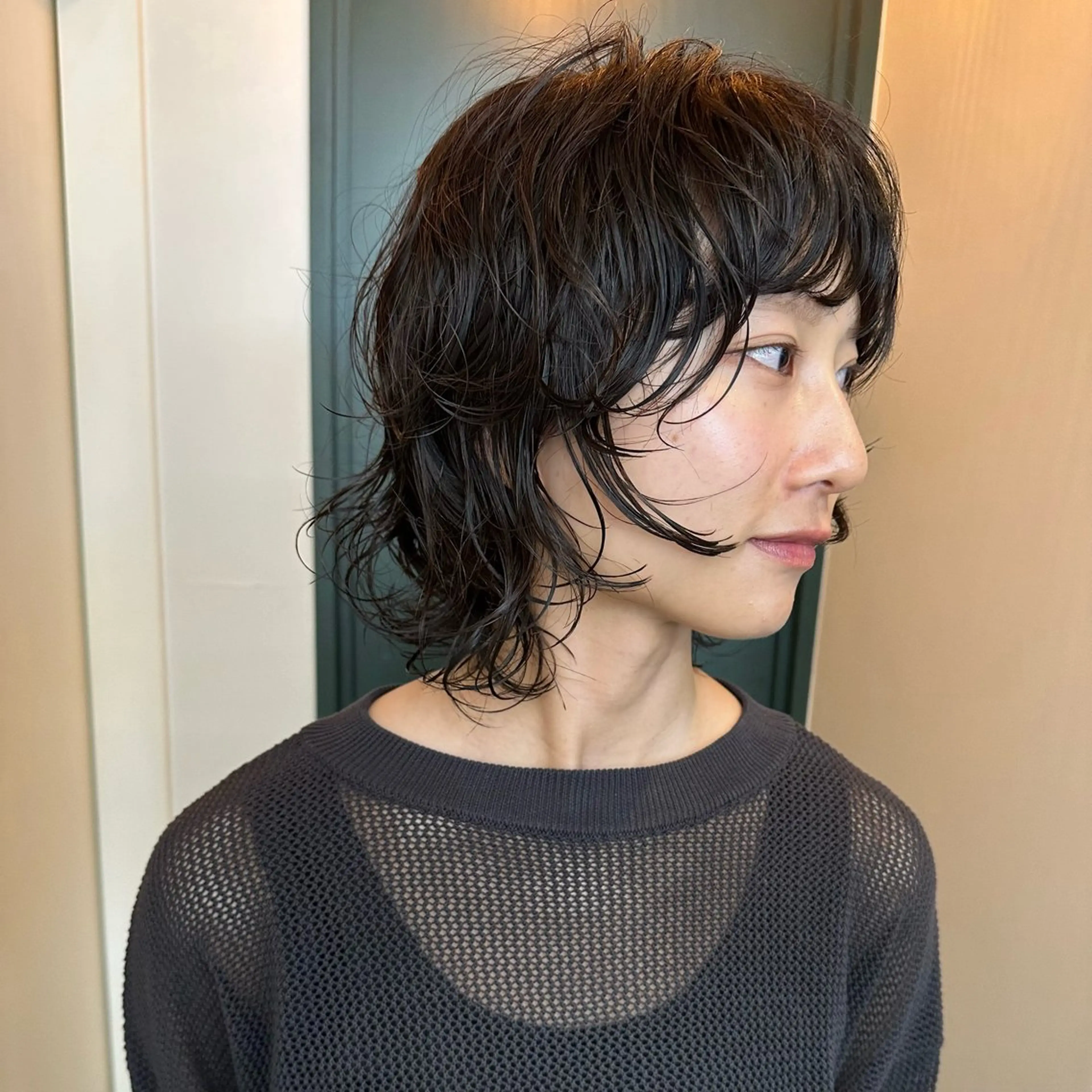 パーマ Hiroto/表参道 /暗髪/モード♠️のヘアスタイル