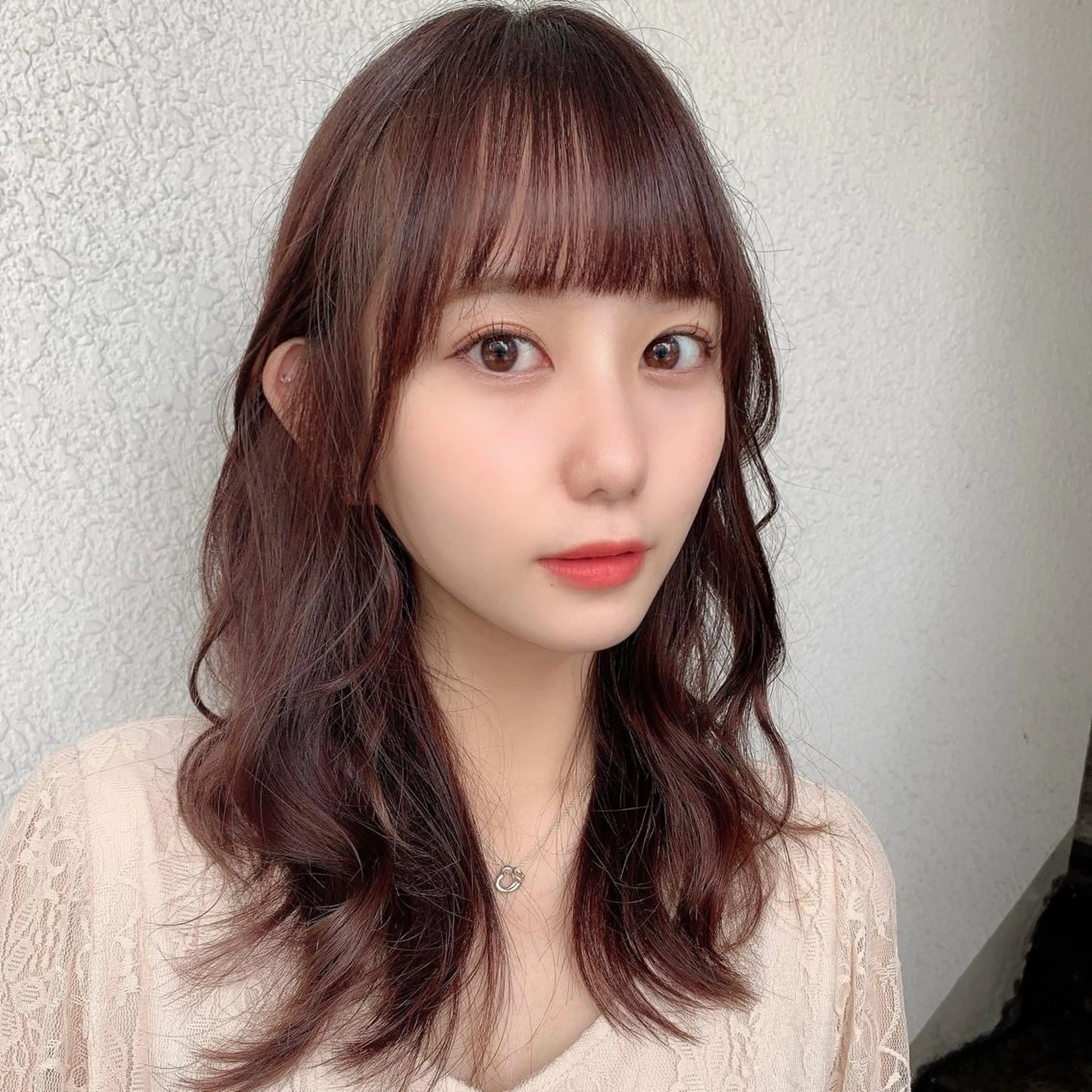 セミロング カラー ✨️美髪矯正×似合わ せ艶カラー✨藤田透のヘアスタイル