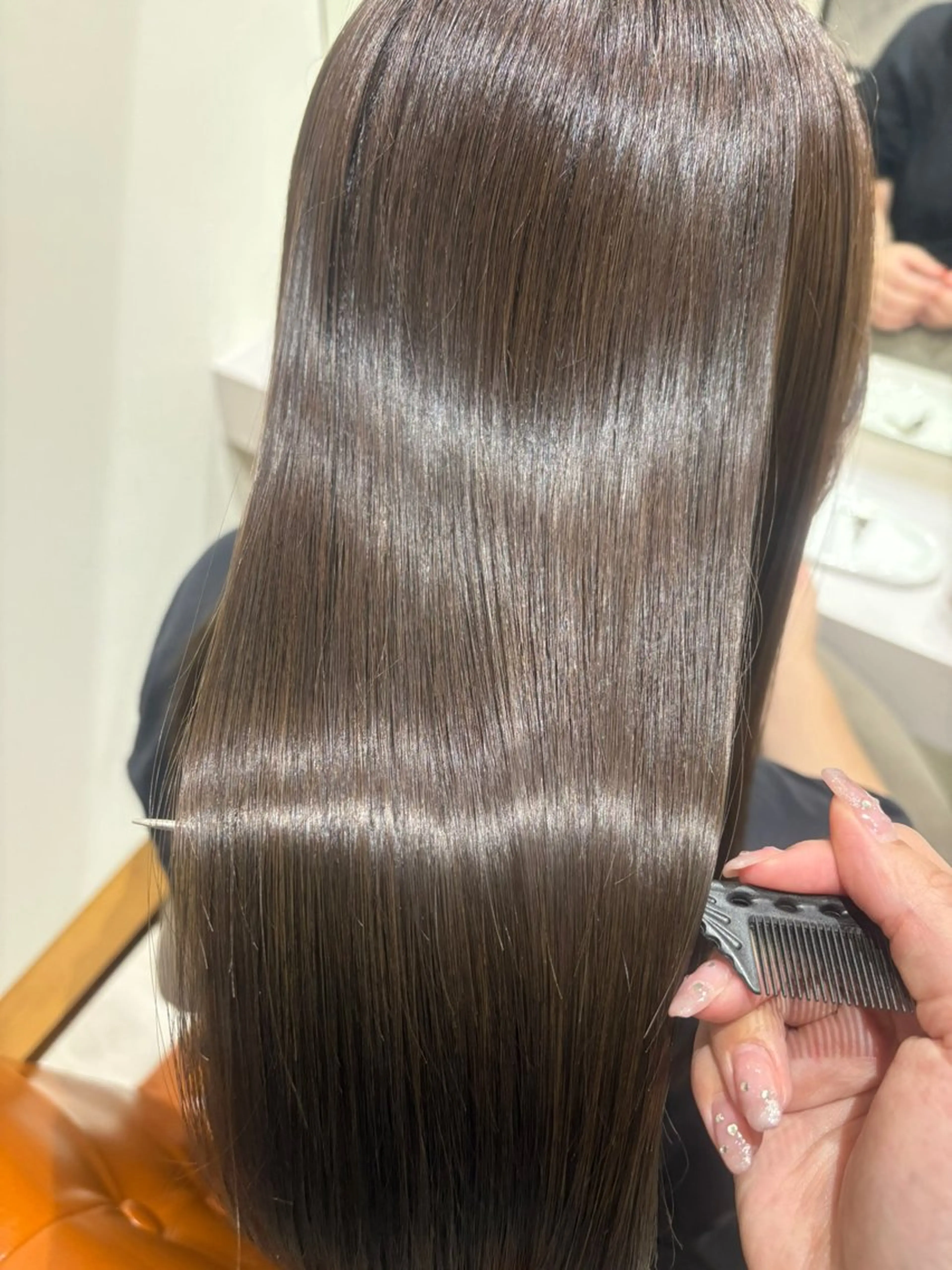 ロング カラー カット ヘアカラー トリートメント ヘッドスパ レイヤー／髪質改善 ／YUのヘアスタイル