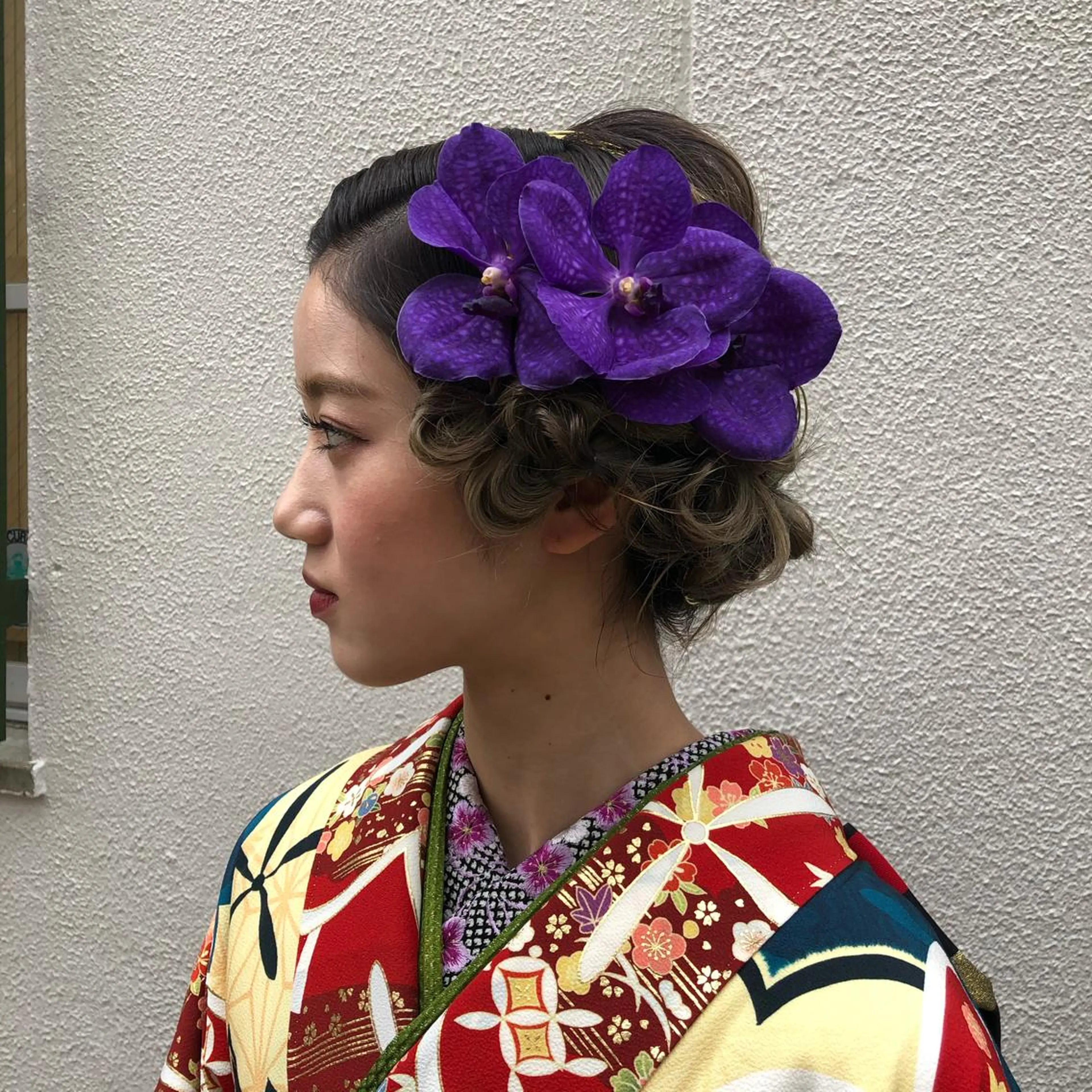 ロング カラー ヘアアレンジ BRUNTJET所属・MAEDA MADOKAのヘアスタイル