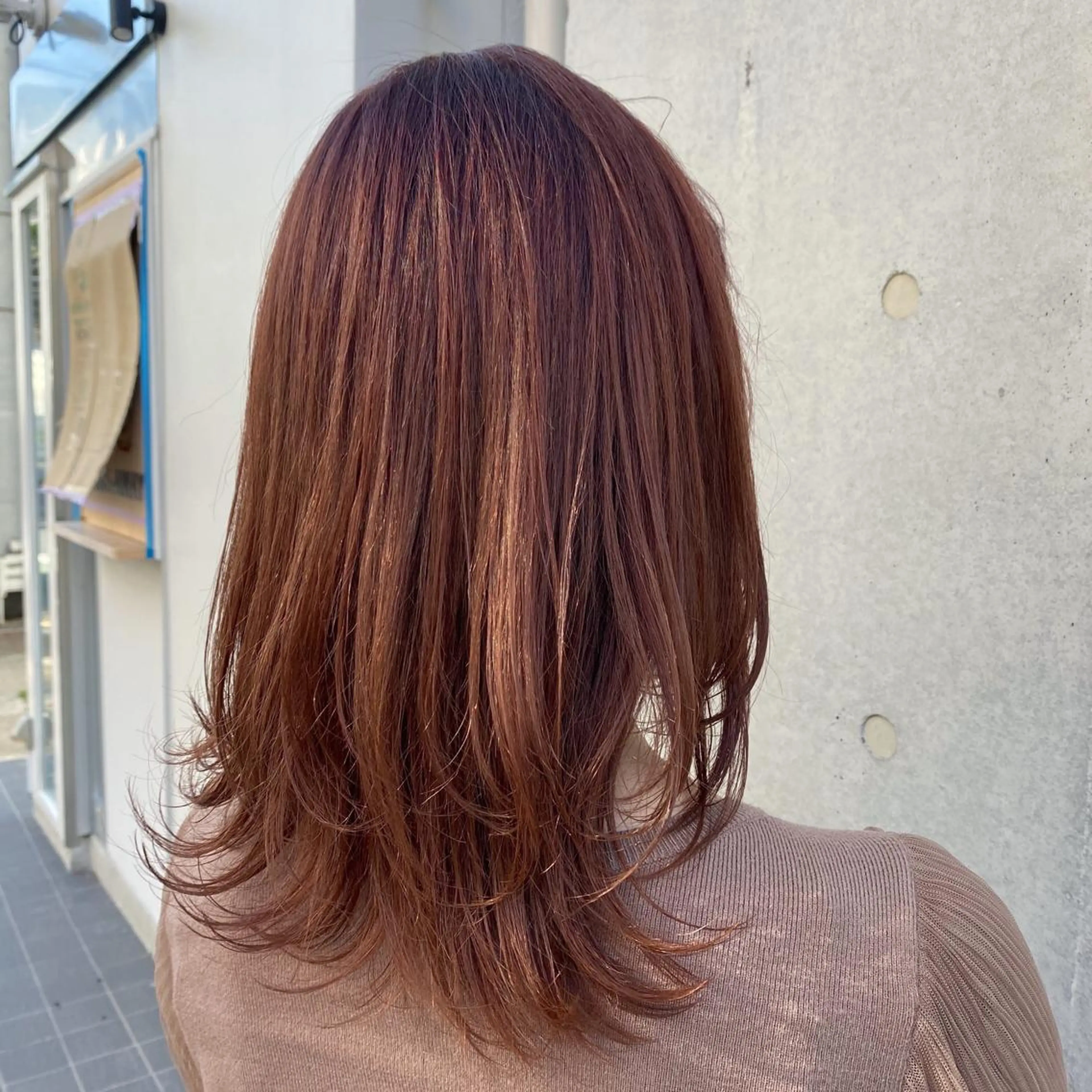 ミディアム カラー 🪭risa 暖色/レイヤー🪭のヘアスタイル