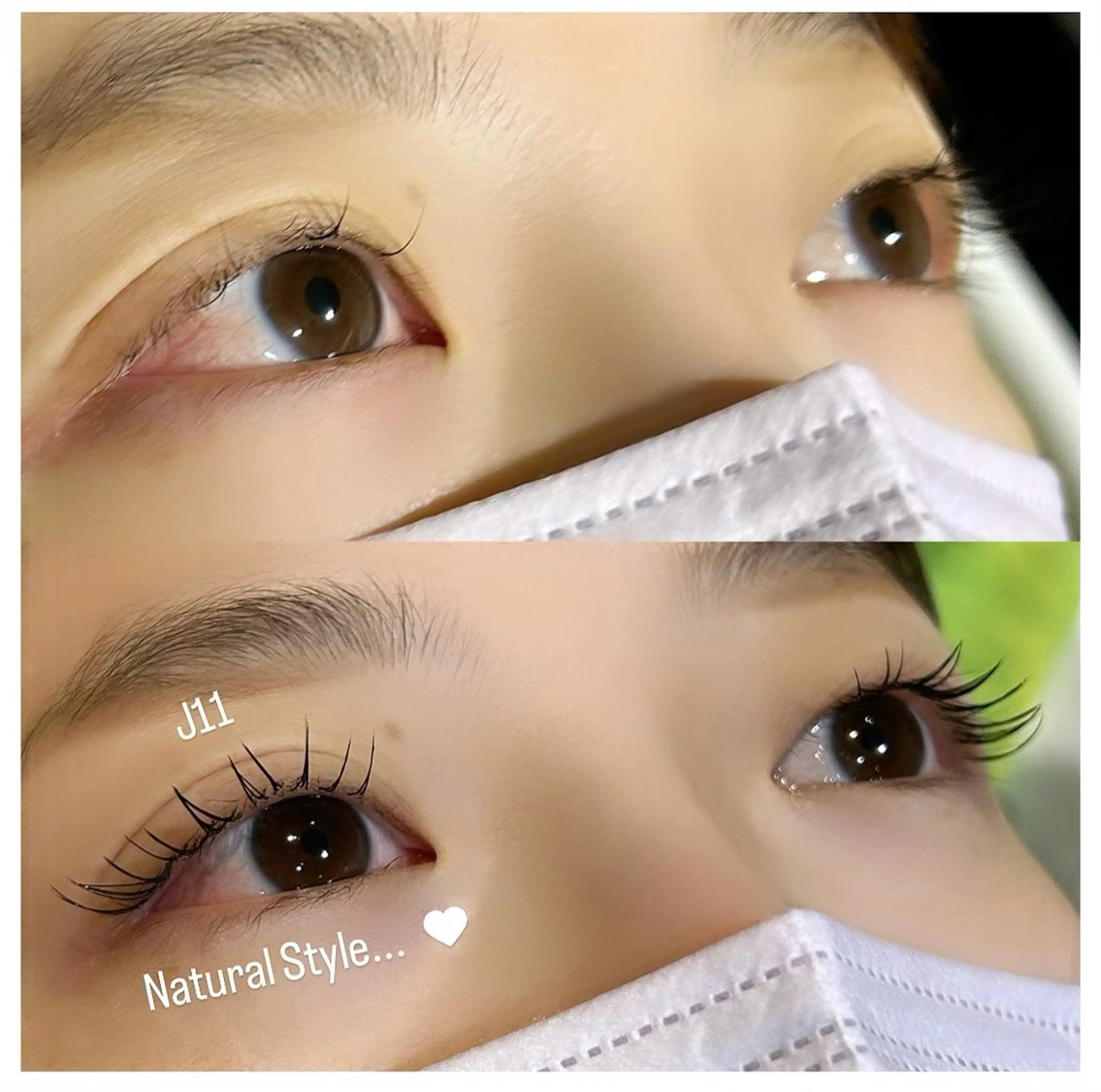 マツエク・マツパ Jカール ナチュラル 🩷ྀི中村 ほのか🧸🌷のマツエク・マツパデザイン