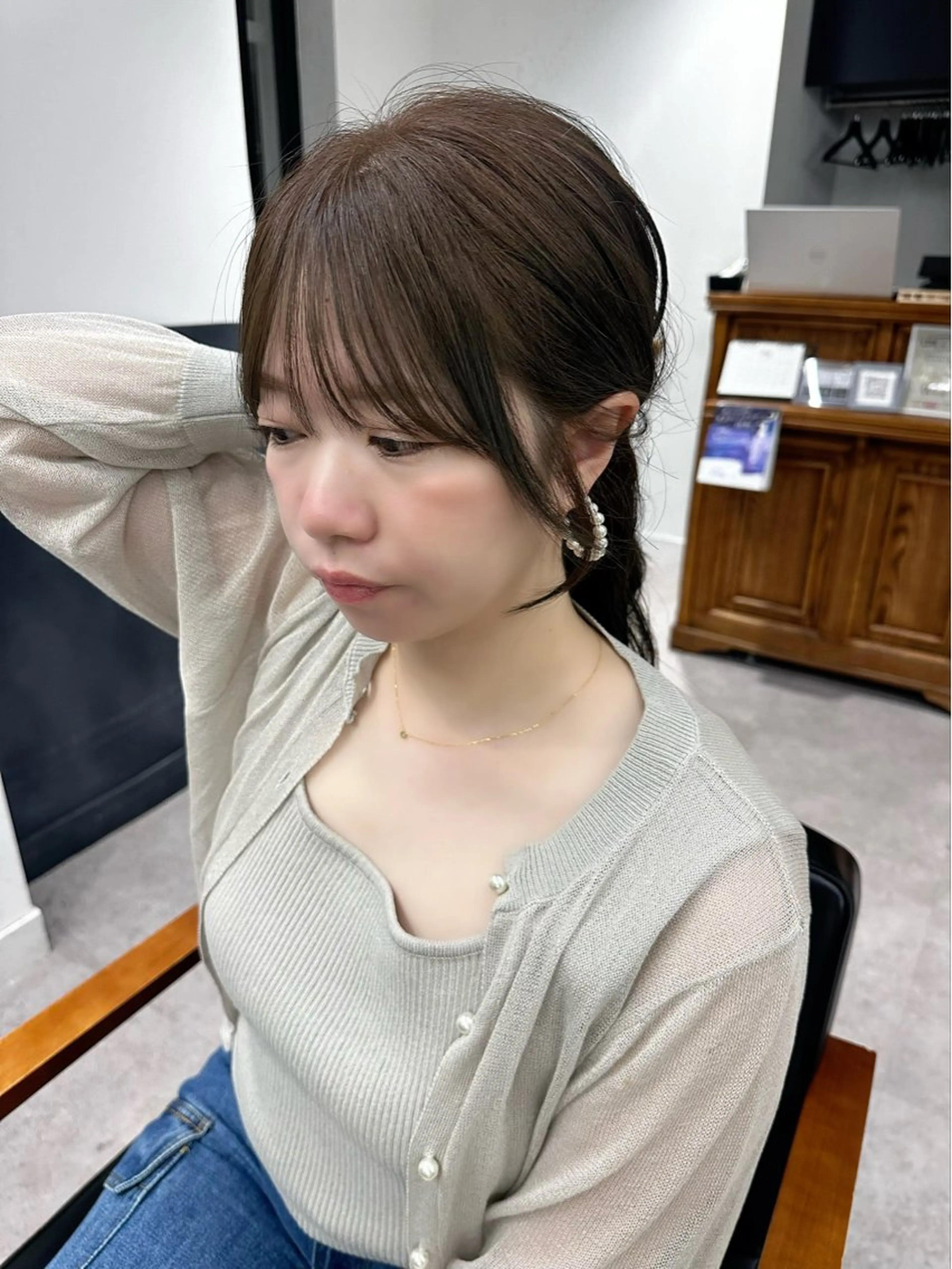 ミディアム カラー パーマ ヘアアレンジ メンズ カット ヘアカラー 似合わせレイヤー 🌿JUNのヘアスタイル