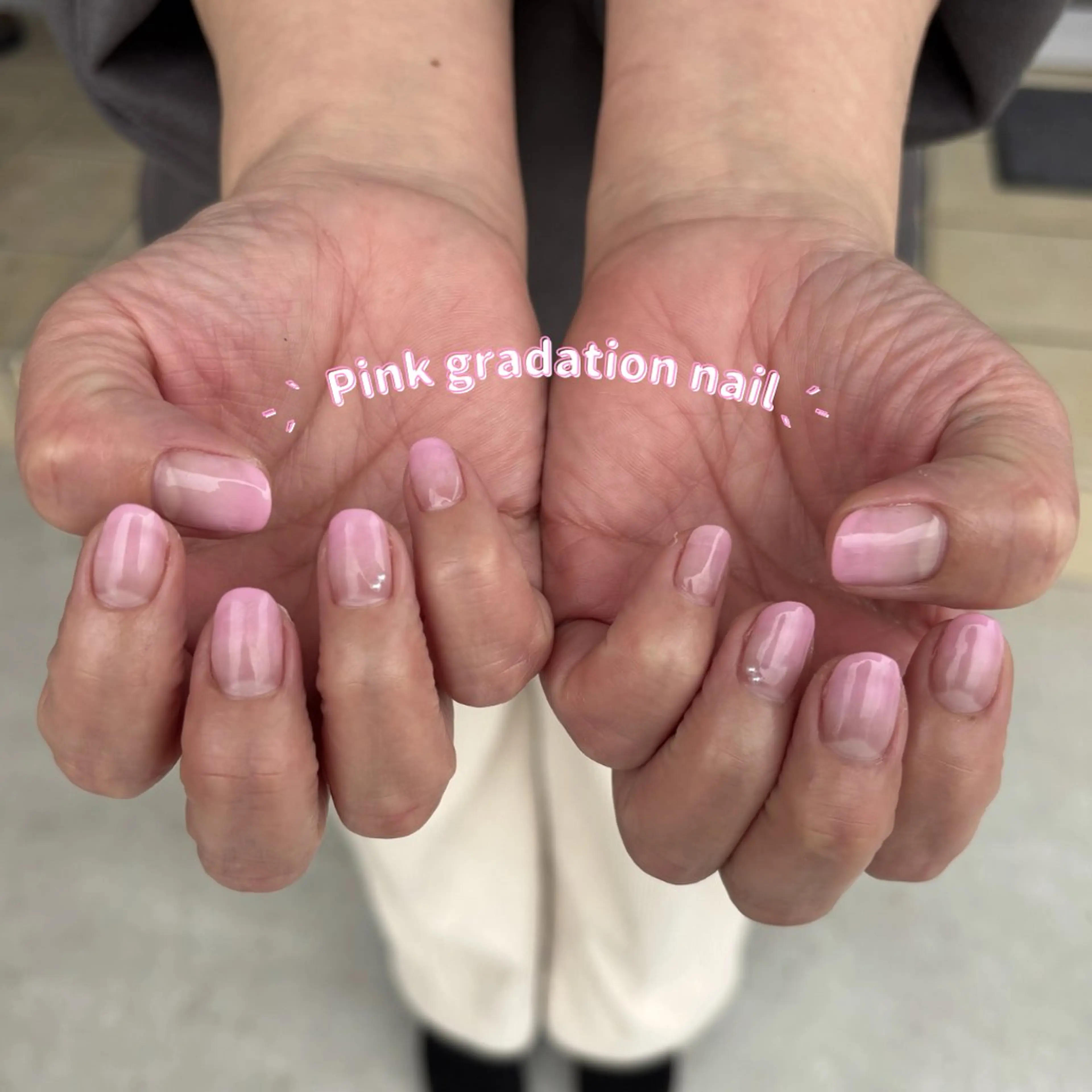 ネイル アートネイル グラデーション ワンカラーネイル セプトアカデミー 西川のネイルデザイン