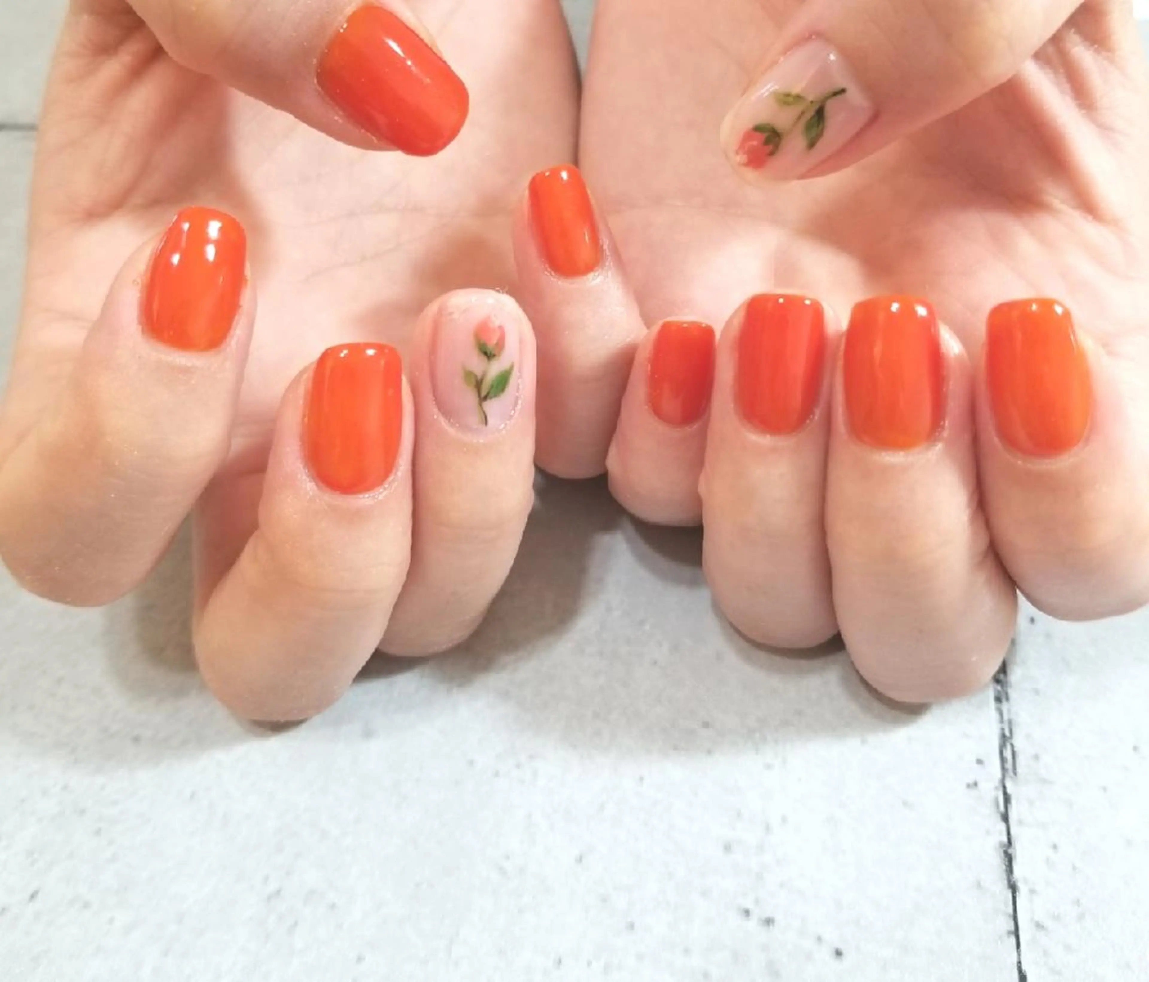 ネイル アートネイル ワンカラーネイル nailatelier nijiiro.所属・nijiiro🌈 サトウのネイルデザイン