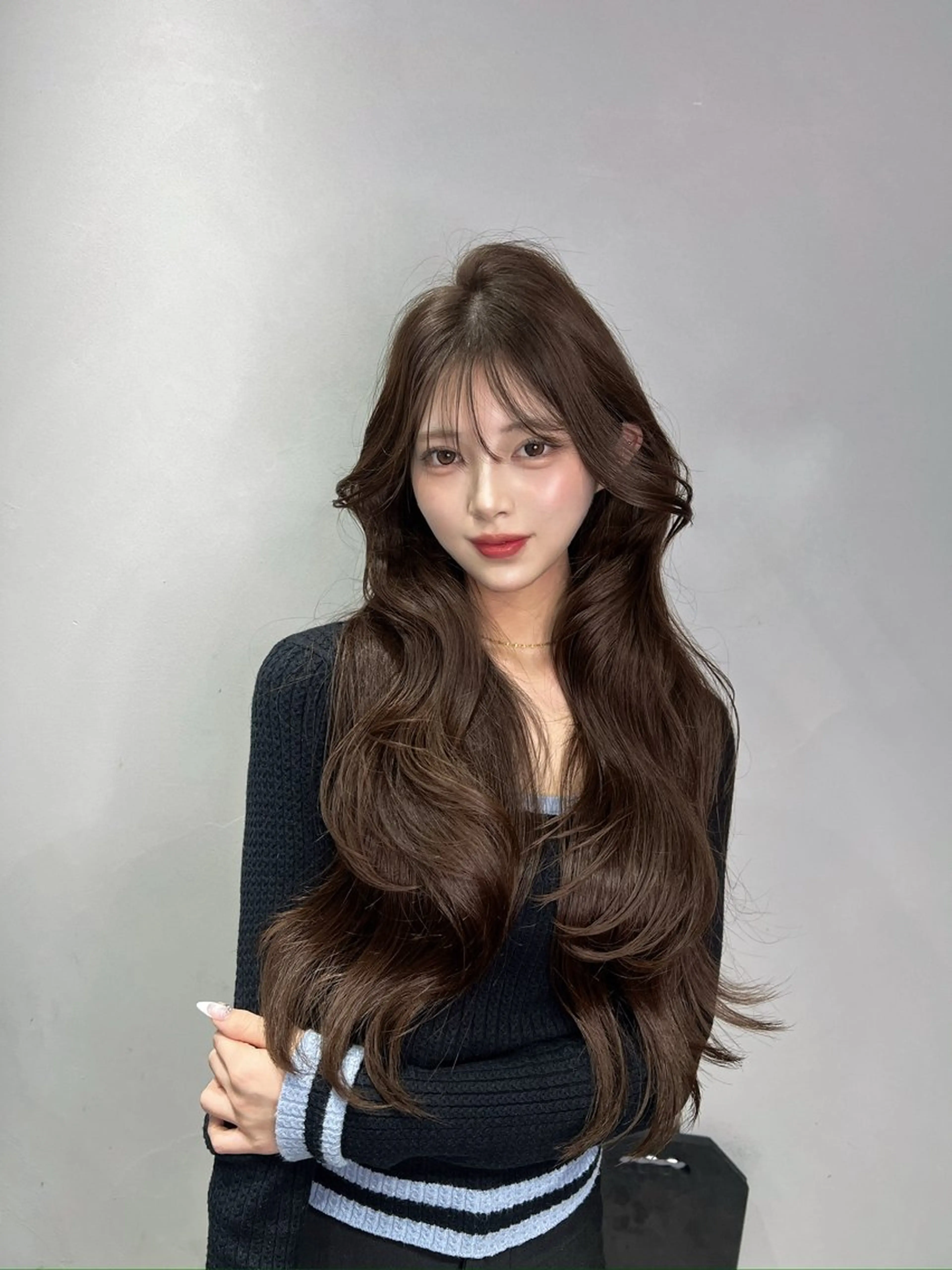 ロング カラー カット ヘアカラー トリートメント etora 渋谷所属・ワンホンヘア🇨🇳 髪質改善/itaruのヘアスタイル