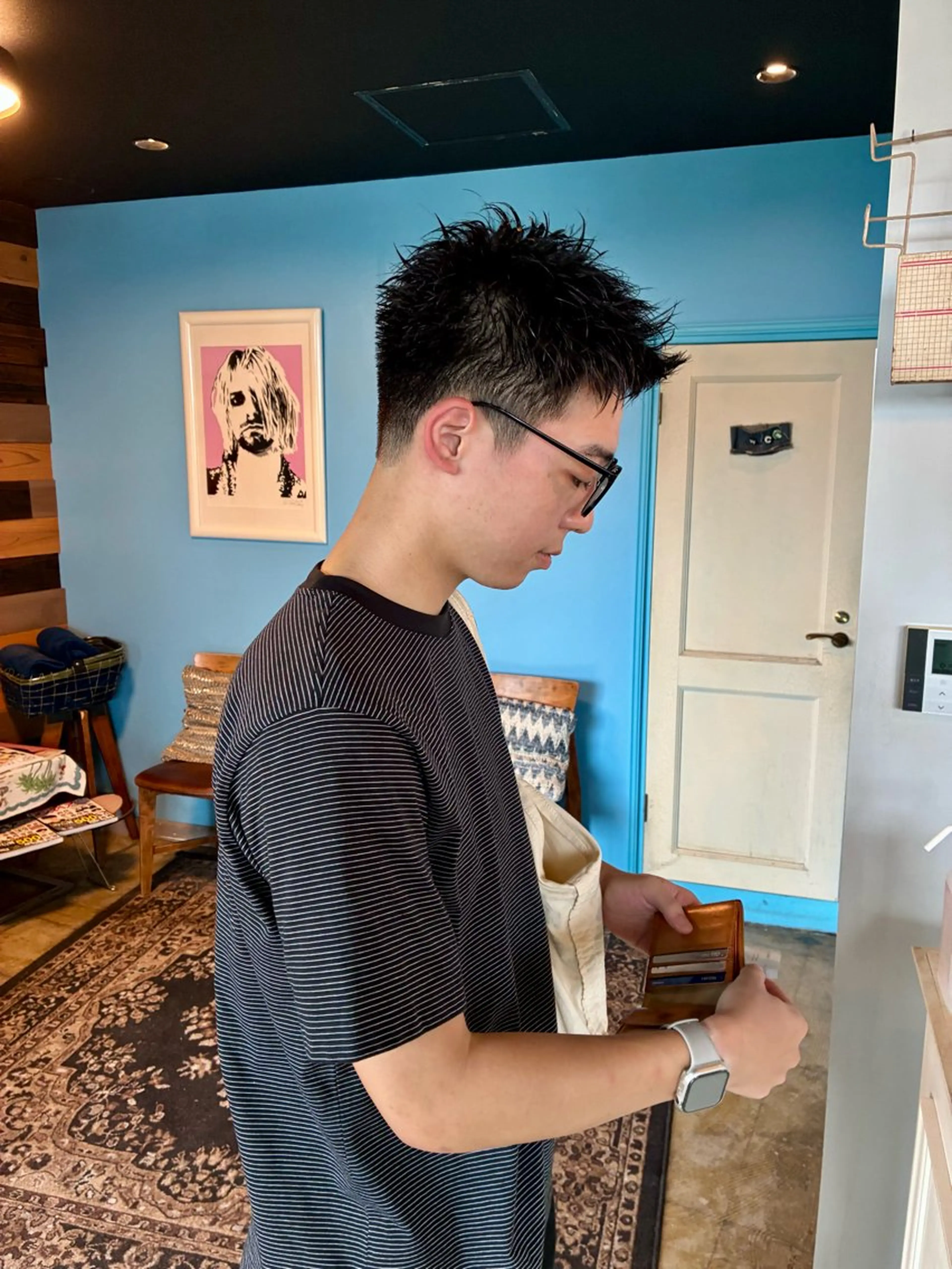 メンズ カット 金山/メンズパーマ 西村侑真のヘアスタイル