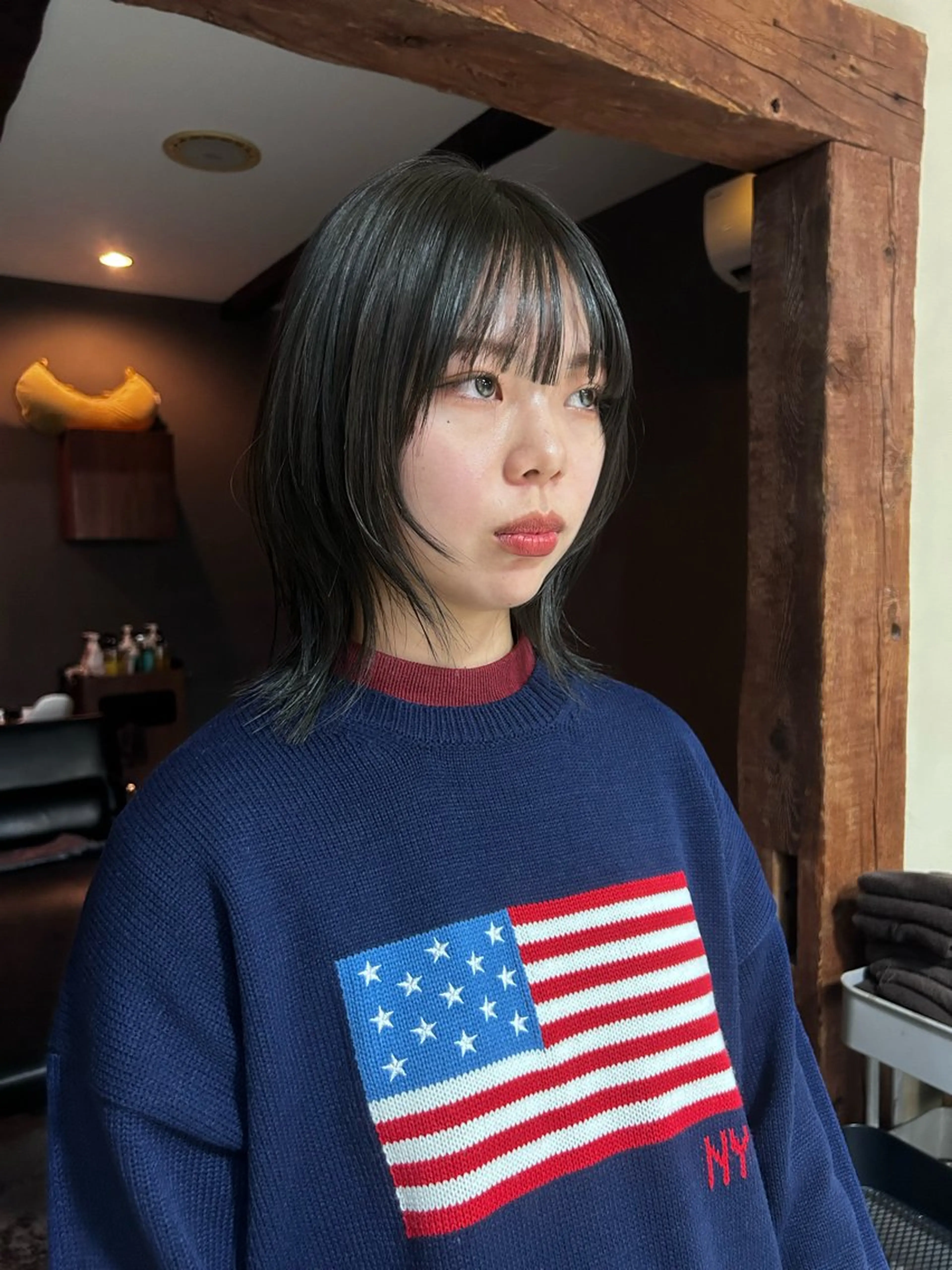 ミディアム kyoka/レイヤー /ハッシュカットのヘアスタイル