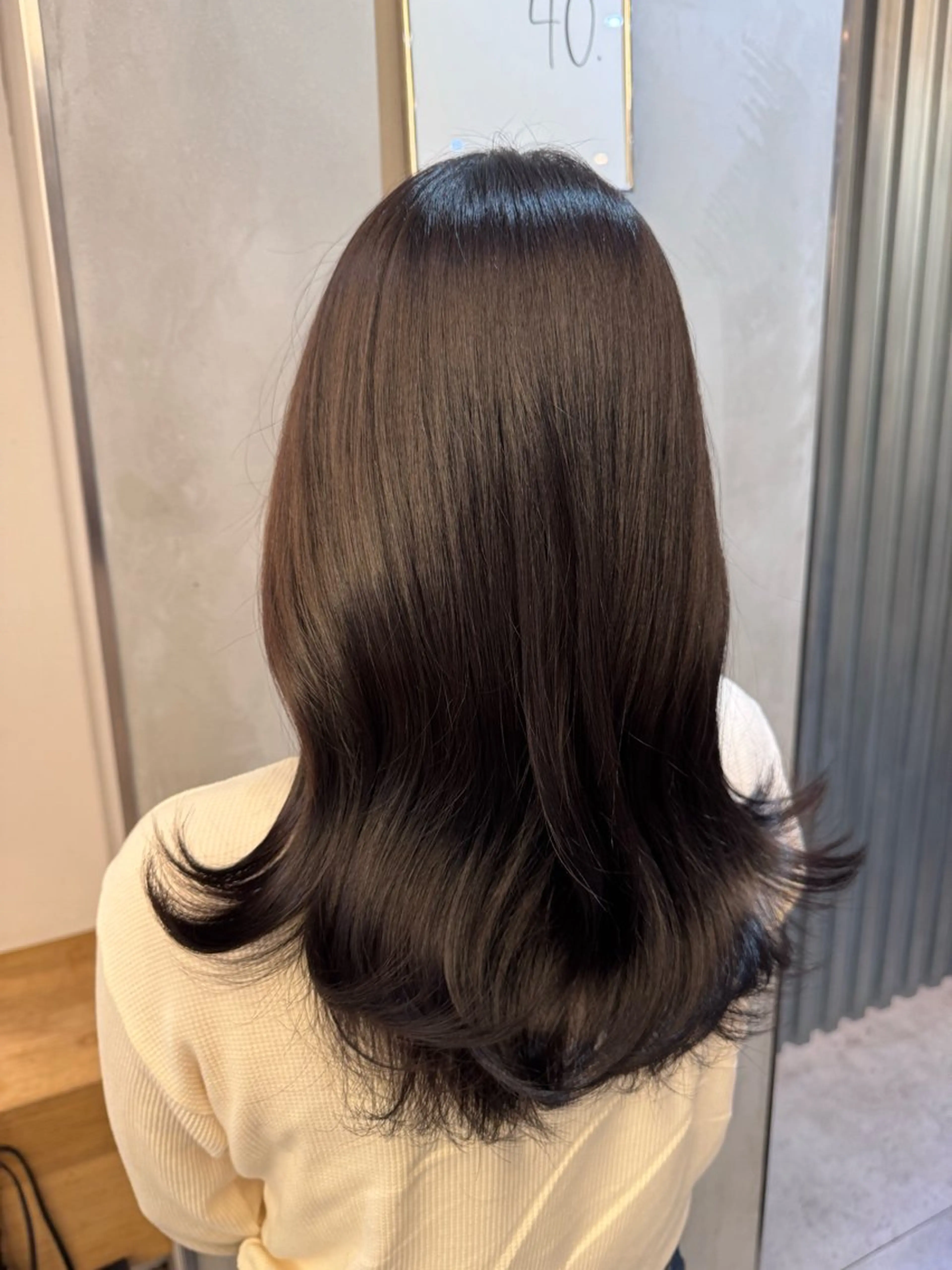 セミロング カット ヘアカラー トリートメント ♡可愛い艶髪特化♡ 艶髪先生のヘアスタイル