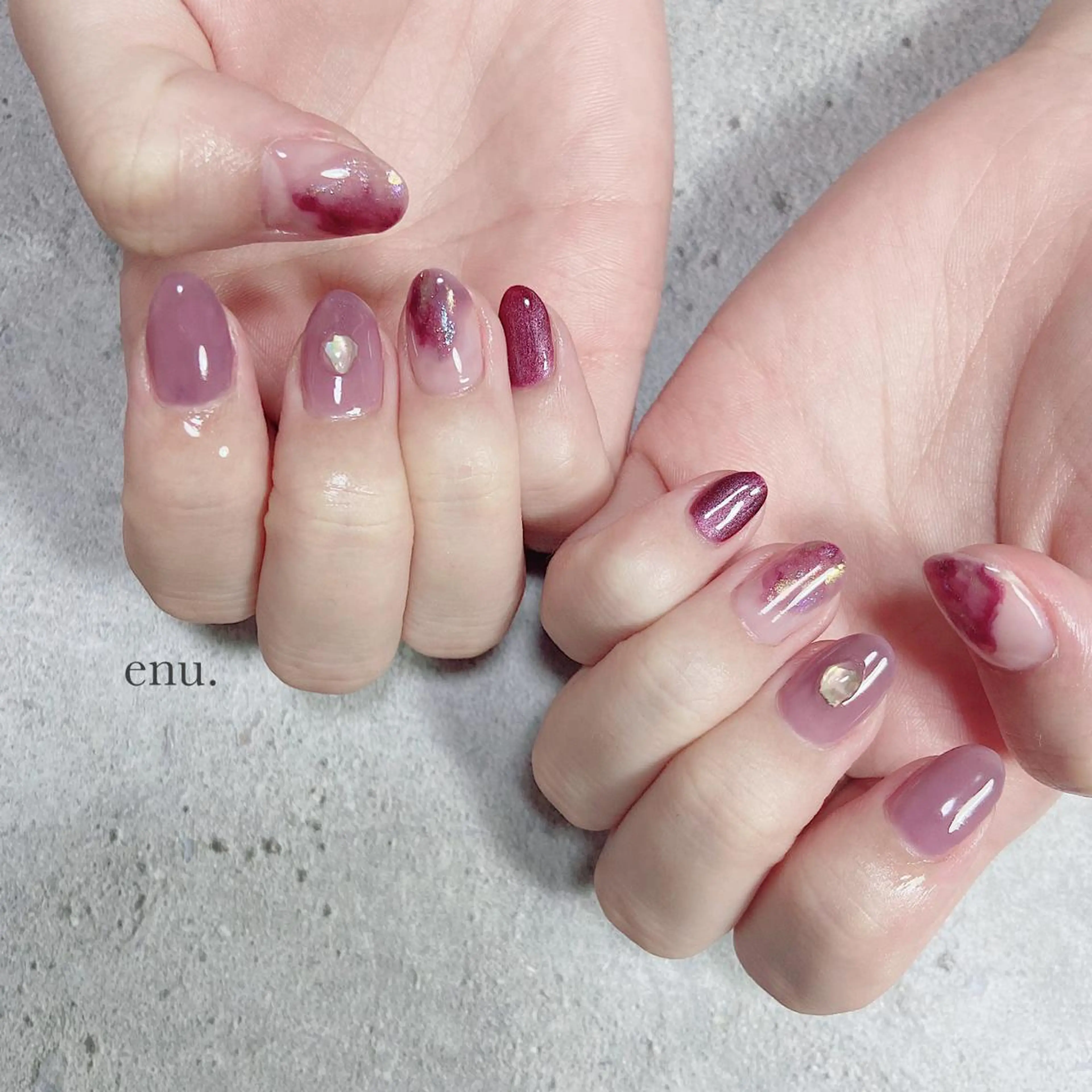 ネイル ハンドネイル enu. nanakoのネイルデザイン