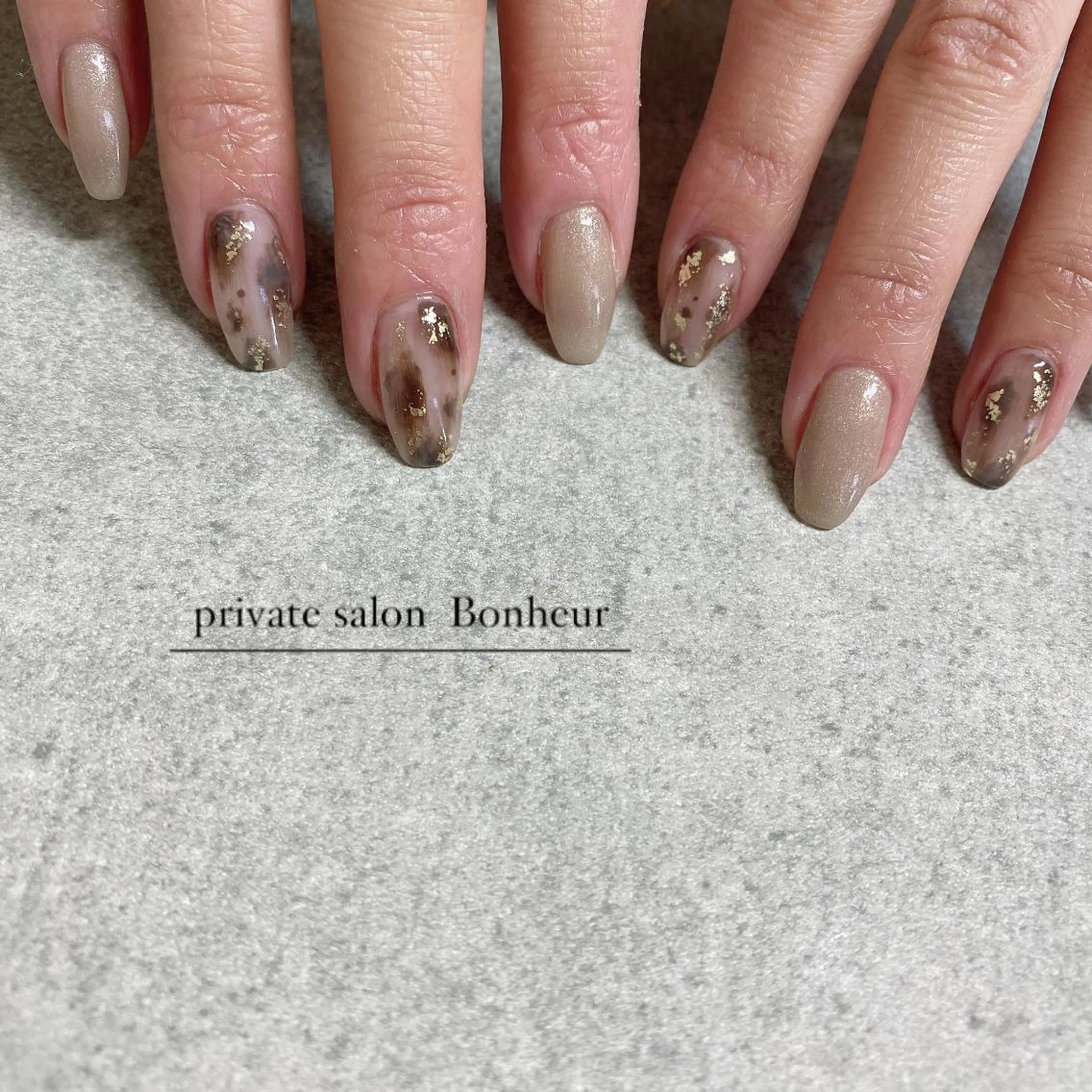 ネイル ハンドネイル BONHEUR Annaのネイルデザイン