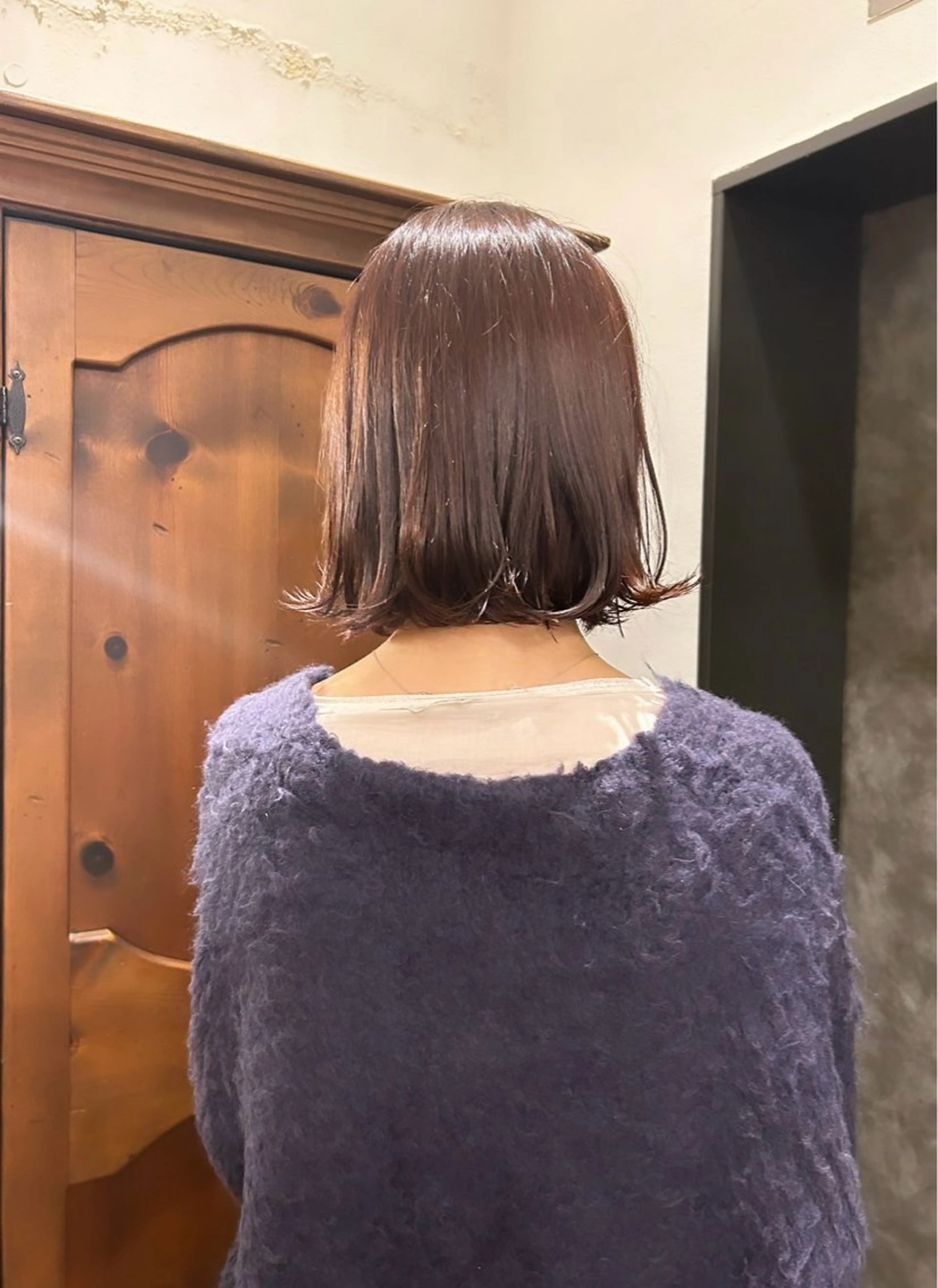 ショート 切りっぱなしボブ ボブ tete nico所属・似合わせ/ヘアカラー nanami🌸のヘアスタイル