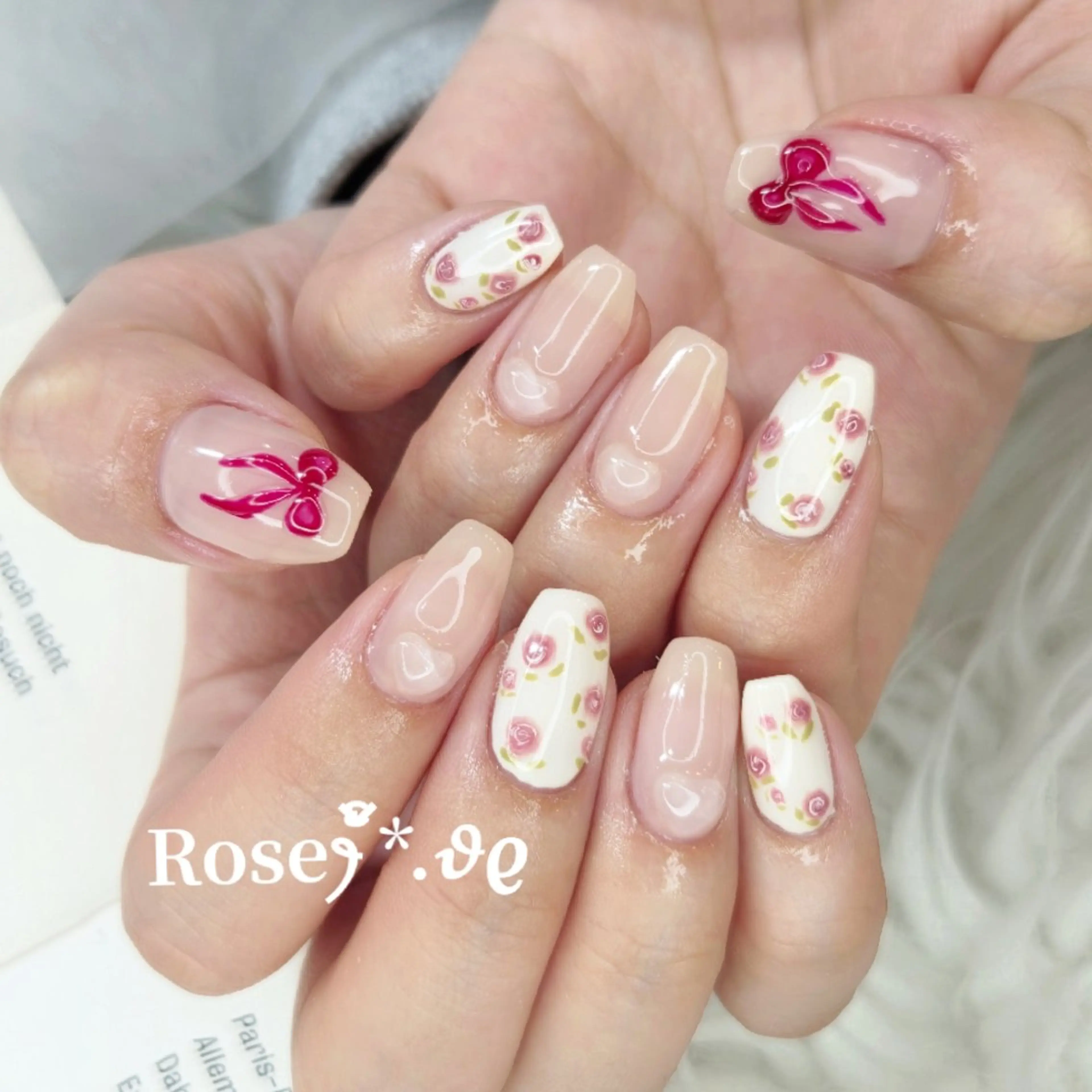 ネイル ハンドネイル nailsalon Lithos所属・nailsalon Recontreのネイルデザイン