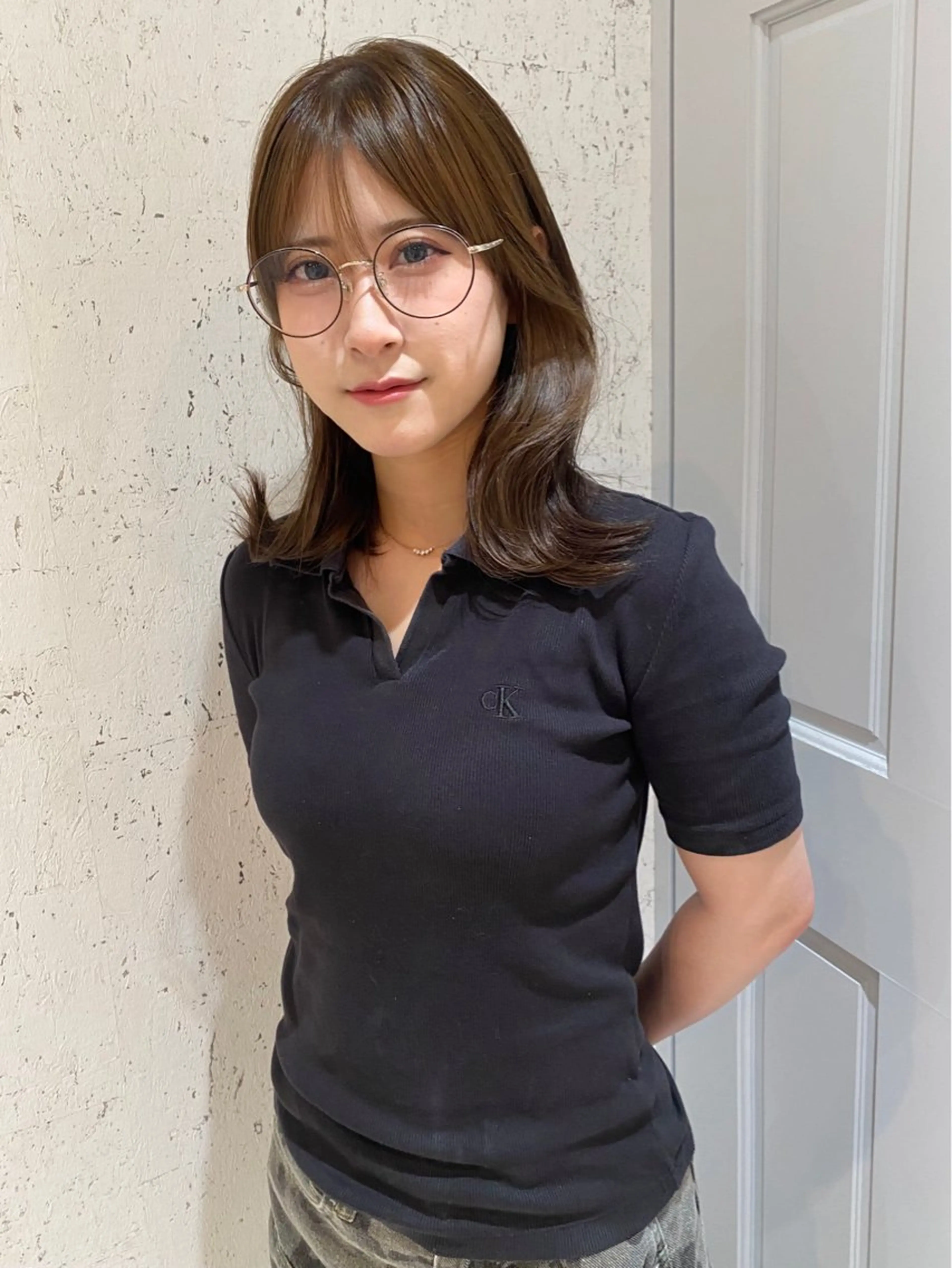 ミディアム カラー 似合わせカット カット ヘアカラー トリートメント mai / linoah˚✧のヘアスタイル