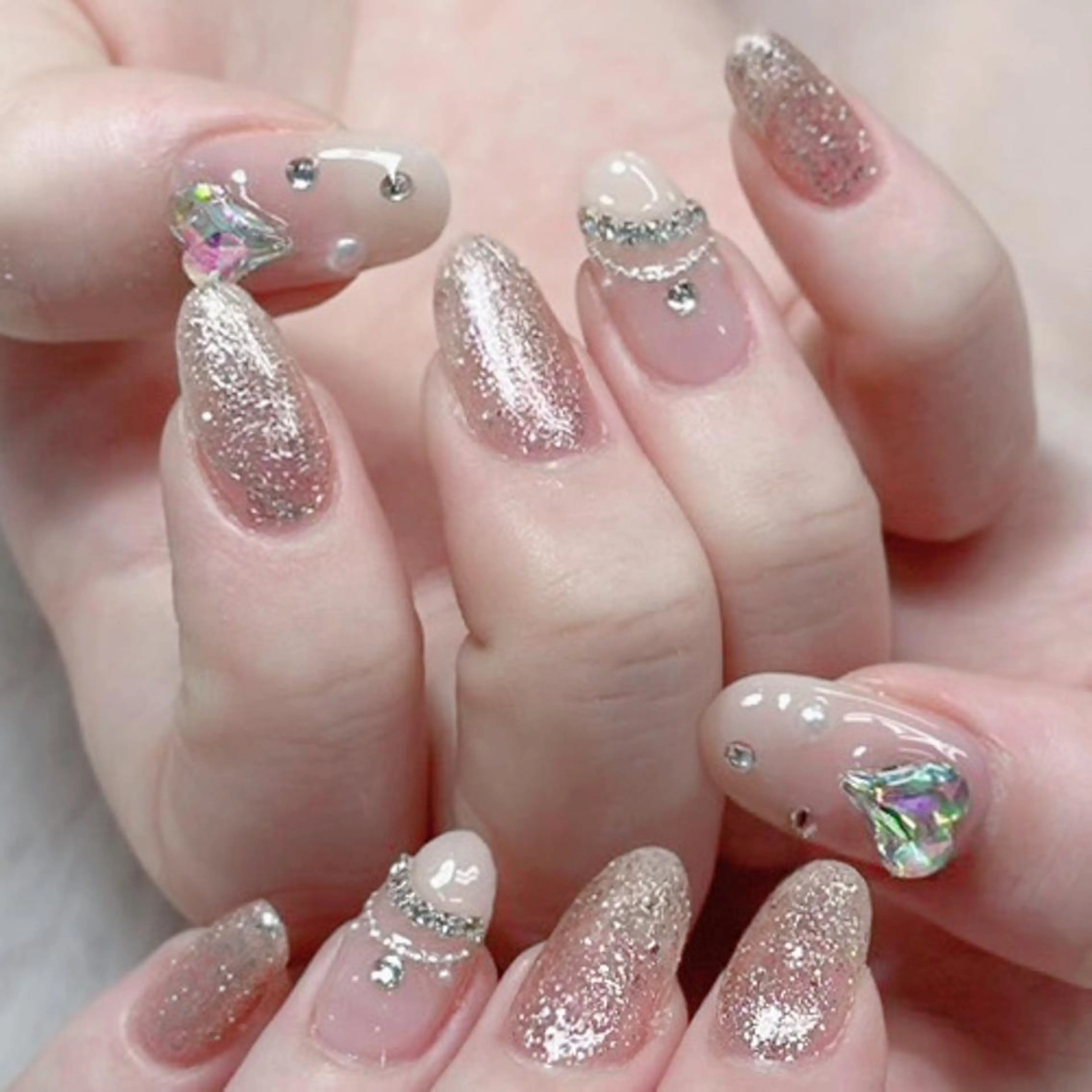 ネイル ハンドネイル ハンドケア Diamond 🚢のネイルデザイン