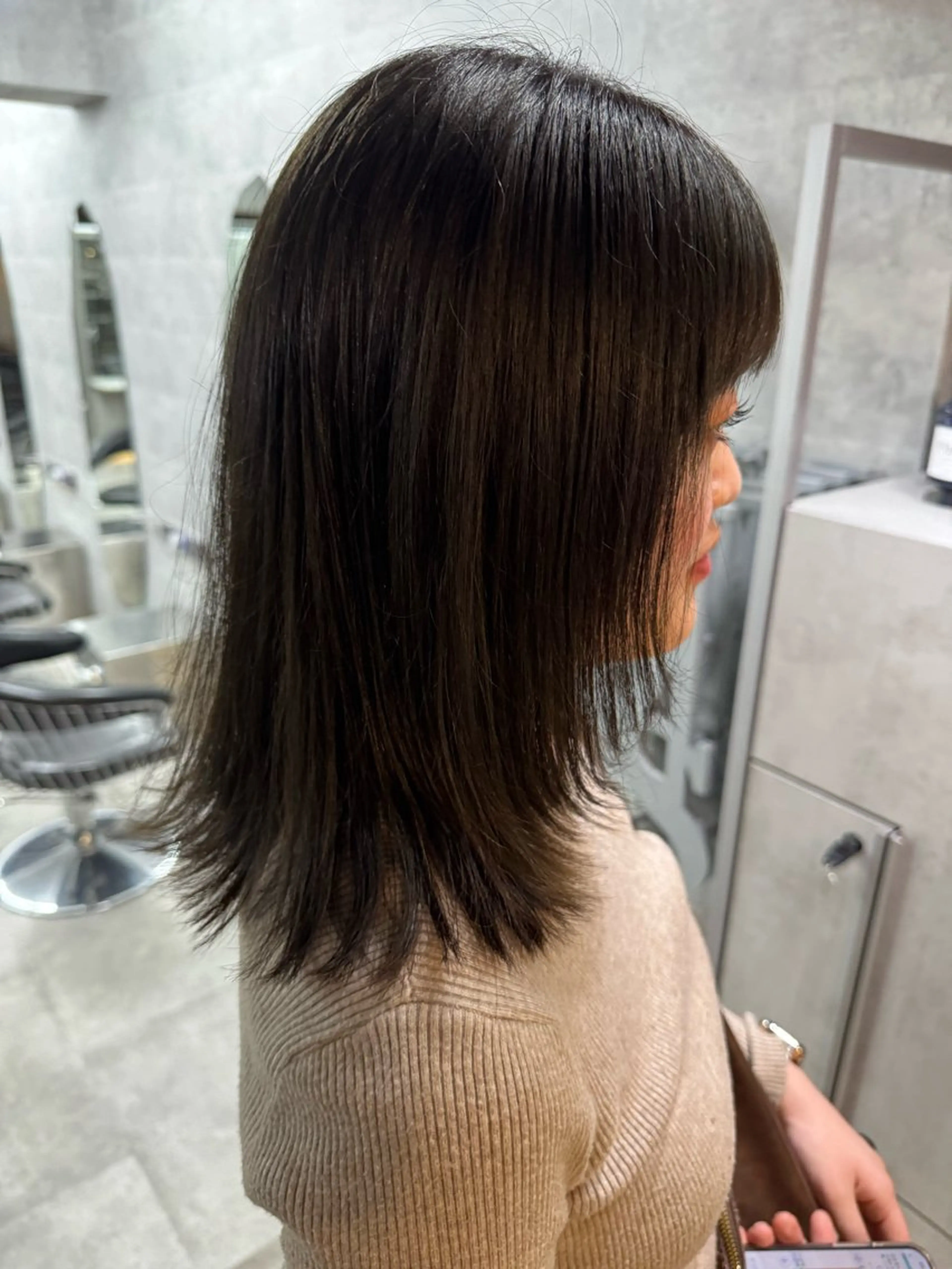 ミディアム カラー あなたのお悩み改善" You"💚❤️💛のヘアスタイル