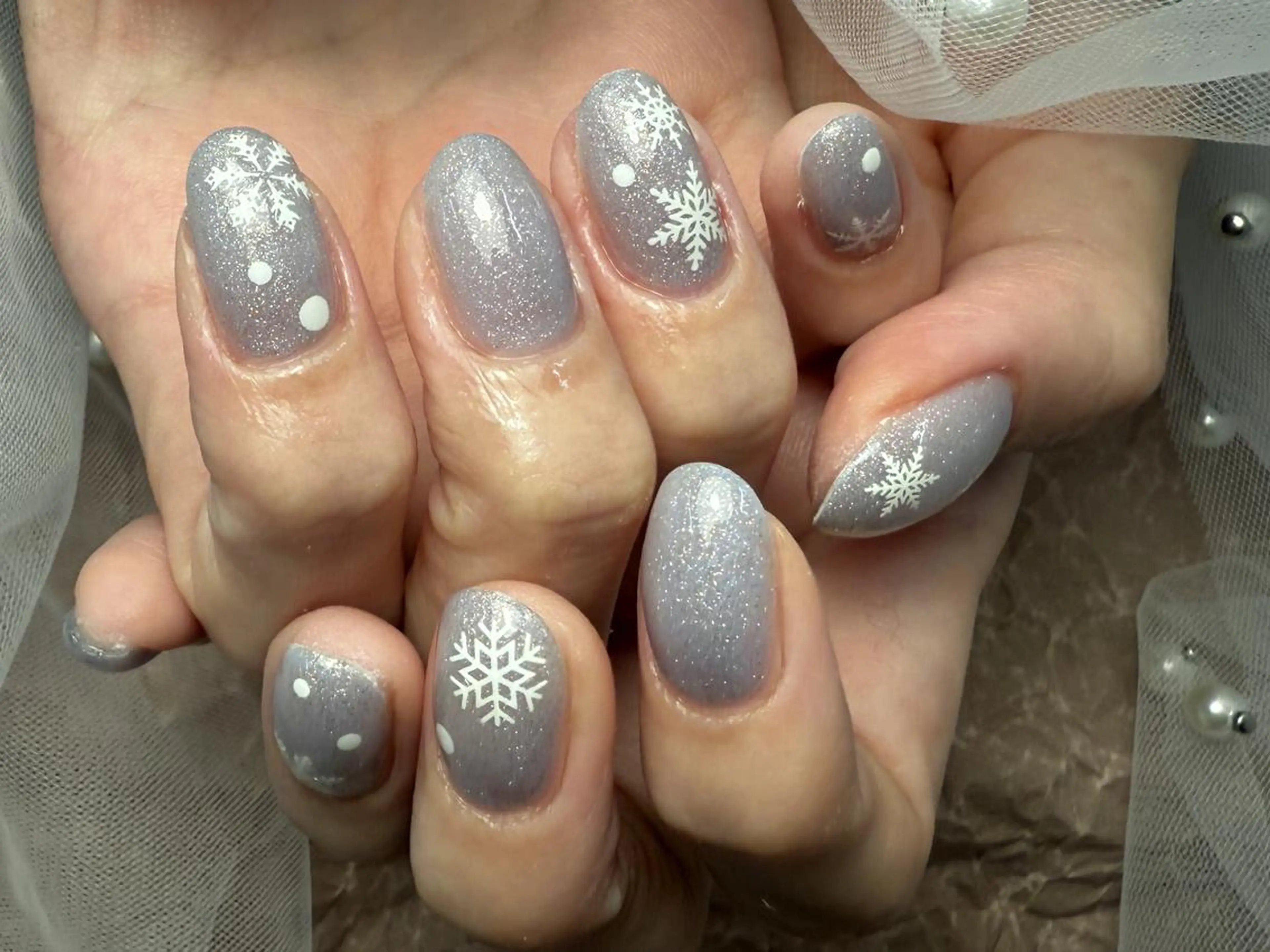ネイル キラキラネイル ハンドネイル ToliyDeliy Nail Salonのネイルデザイン