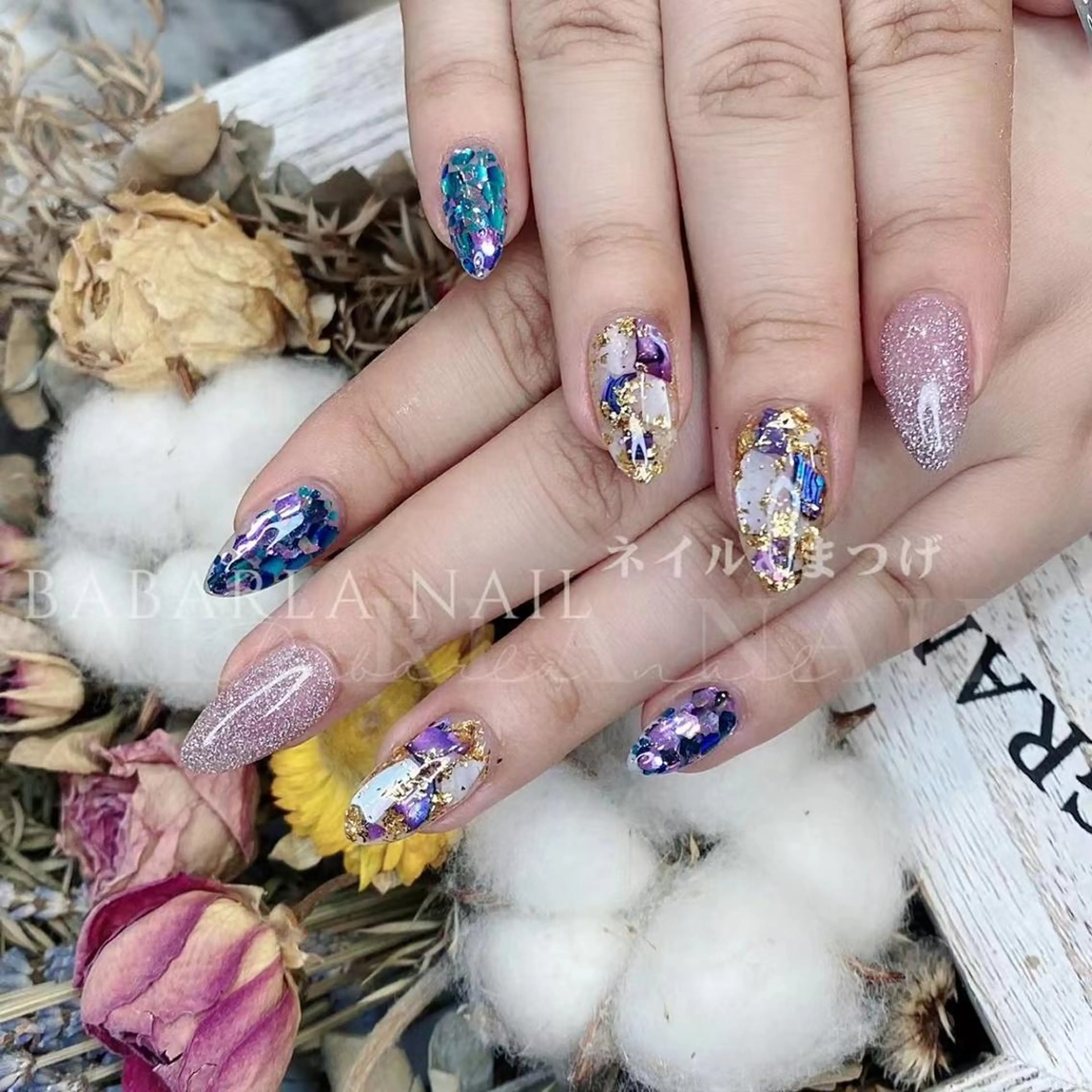 ネイル キラキラネイル Babarla Nailのネイルデザイン