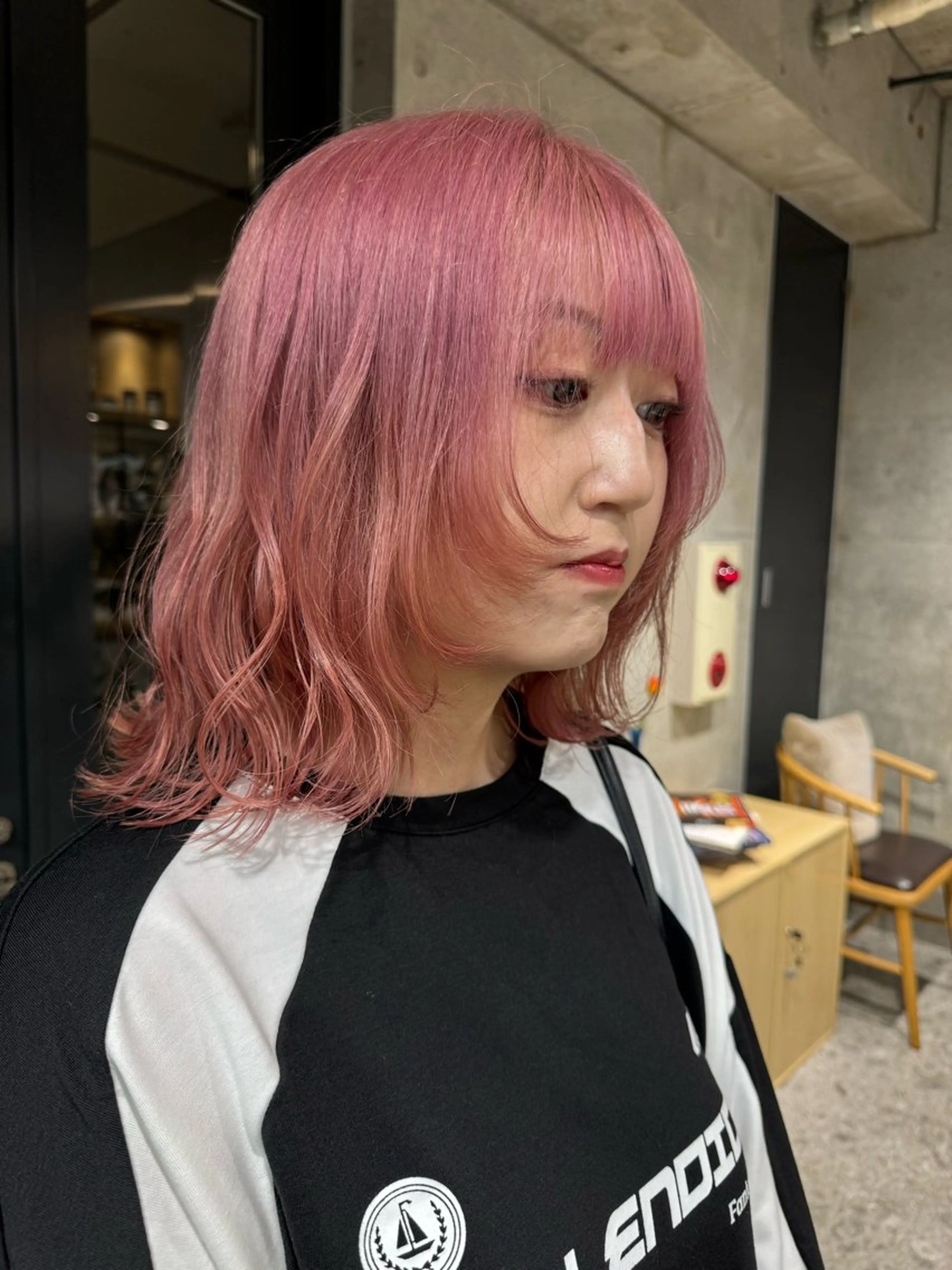 ミディアム ヘアカラー 🎀ダブルカラー hinata🎀のヘアスタイル