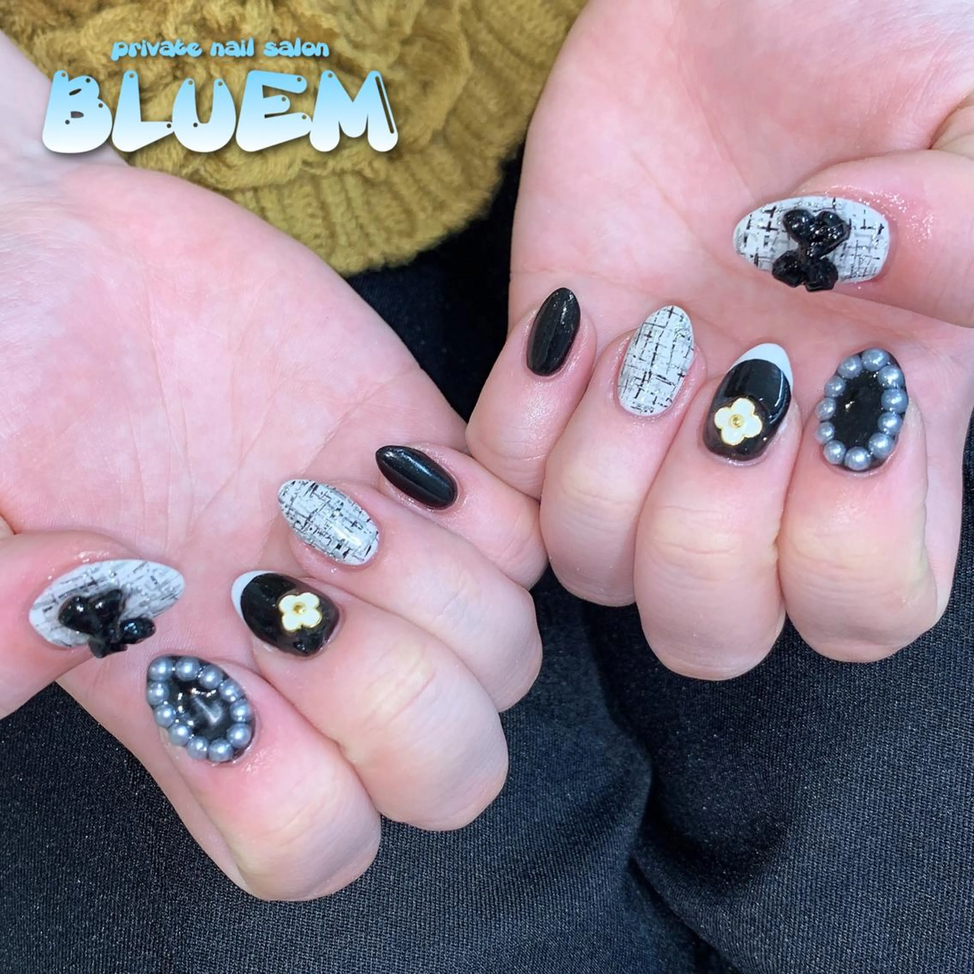 ネイル ハンドネイル BLUEM なな🐶のネイルデザイン