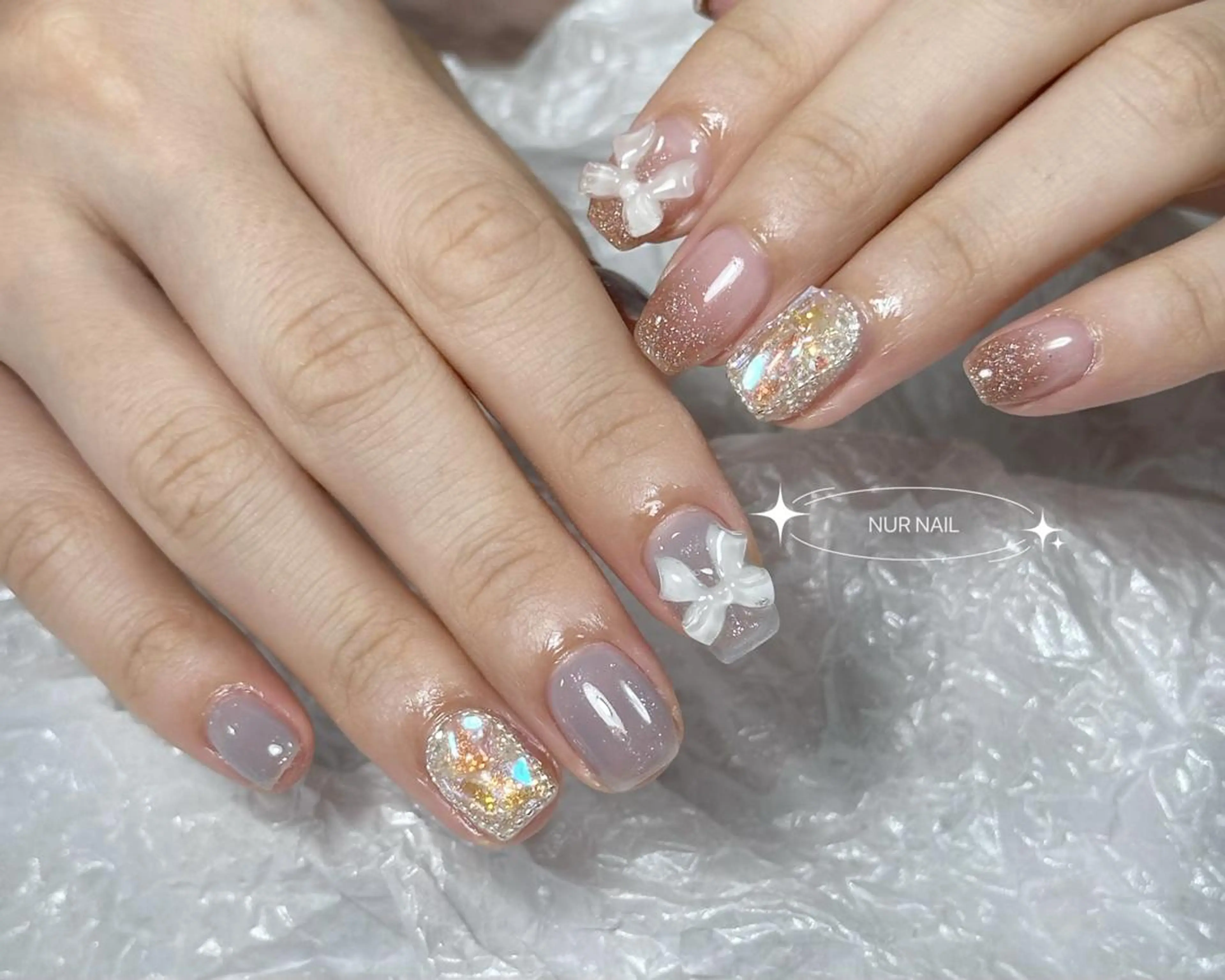 ネイル ハンドネイル ハンドケア 🫧NUR NAIL✨のネイルデザイン
