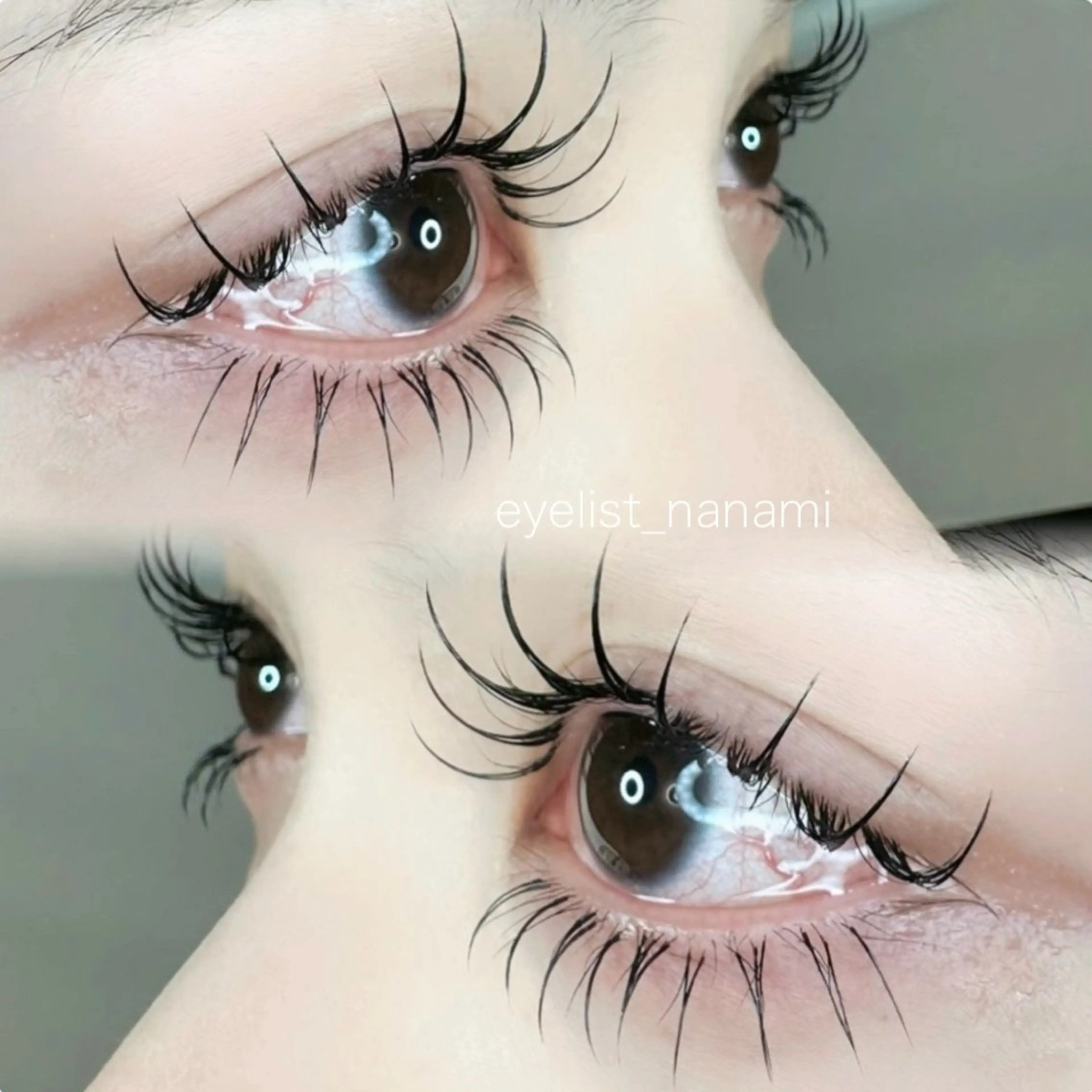 マツエク・マツパ 付け放題 下まつげエクステ マツエク Louwe 立川所属・eyelist☁️ nanamiのマツエク・マツパデザイン