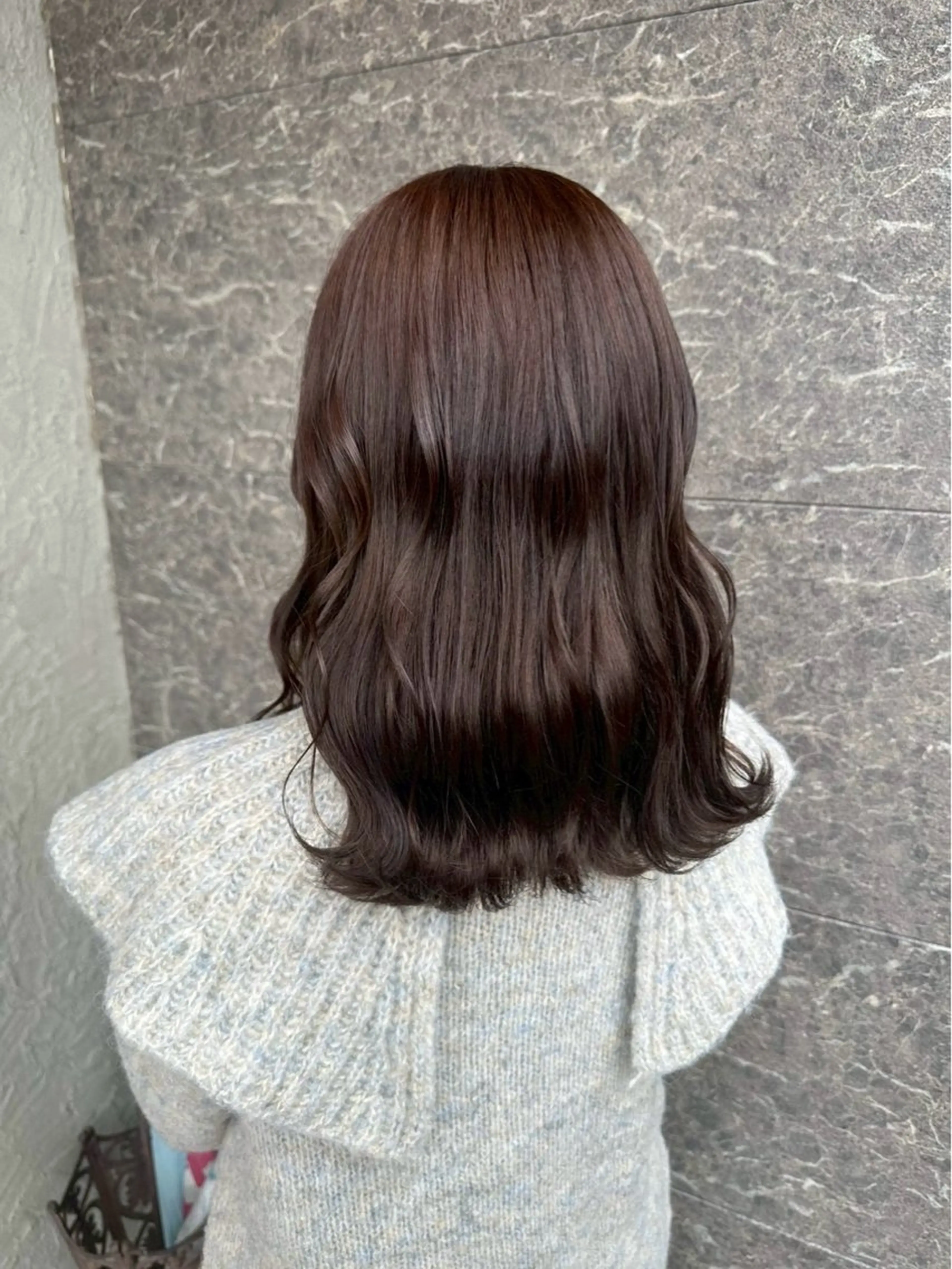 セミロング りな/ツヤカラー/ 豊橋美容院のヘアスタイル