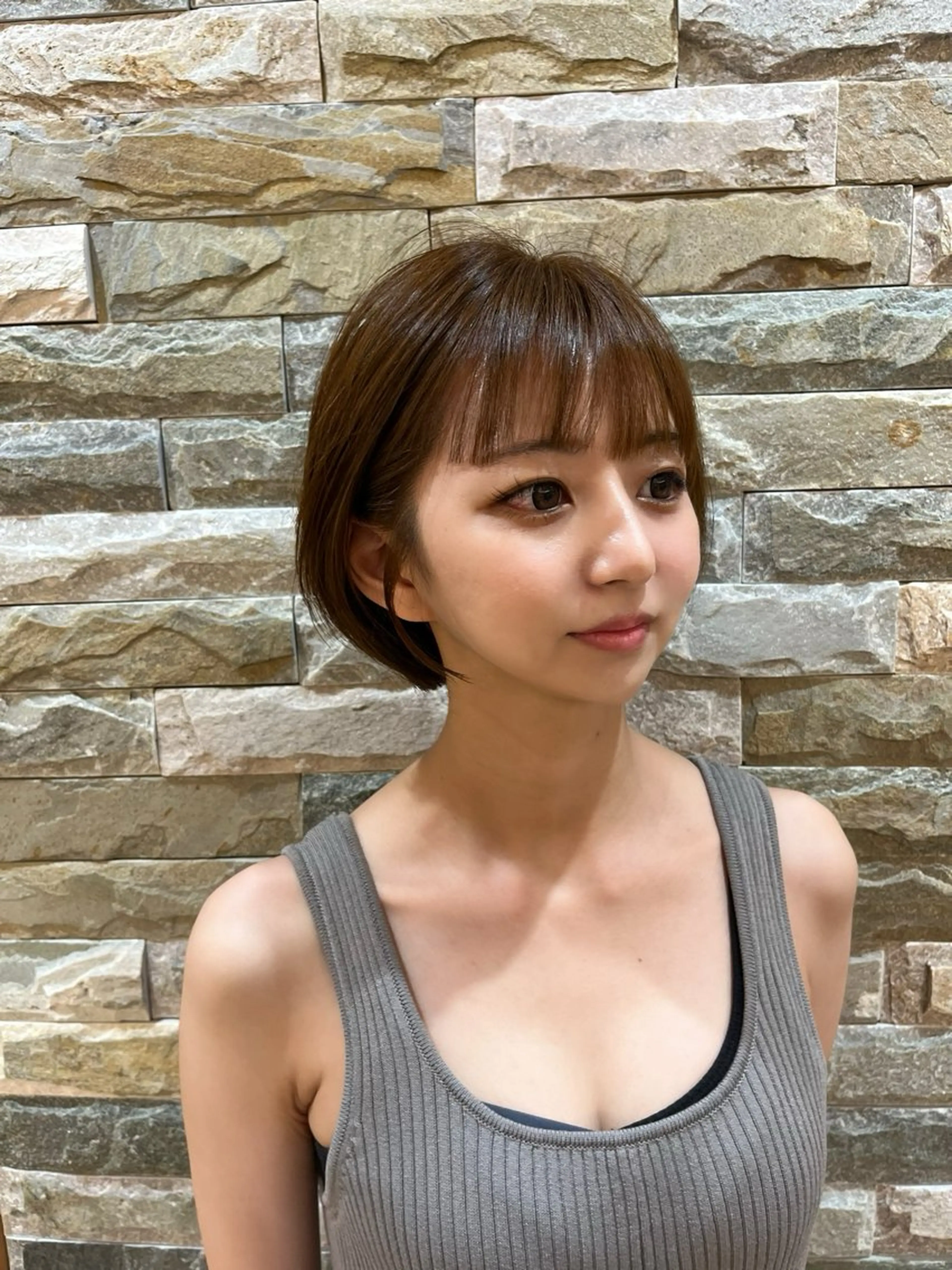 ショート 丸みショート ショートヘア ヘアメイクアージュ所属・山本 幸矢のヘアスタイル