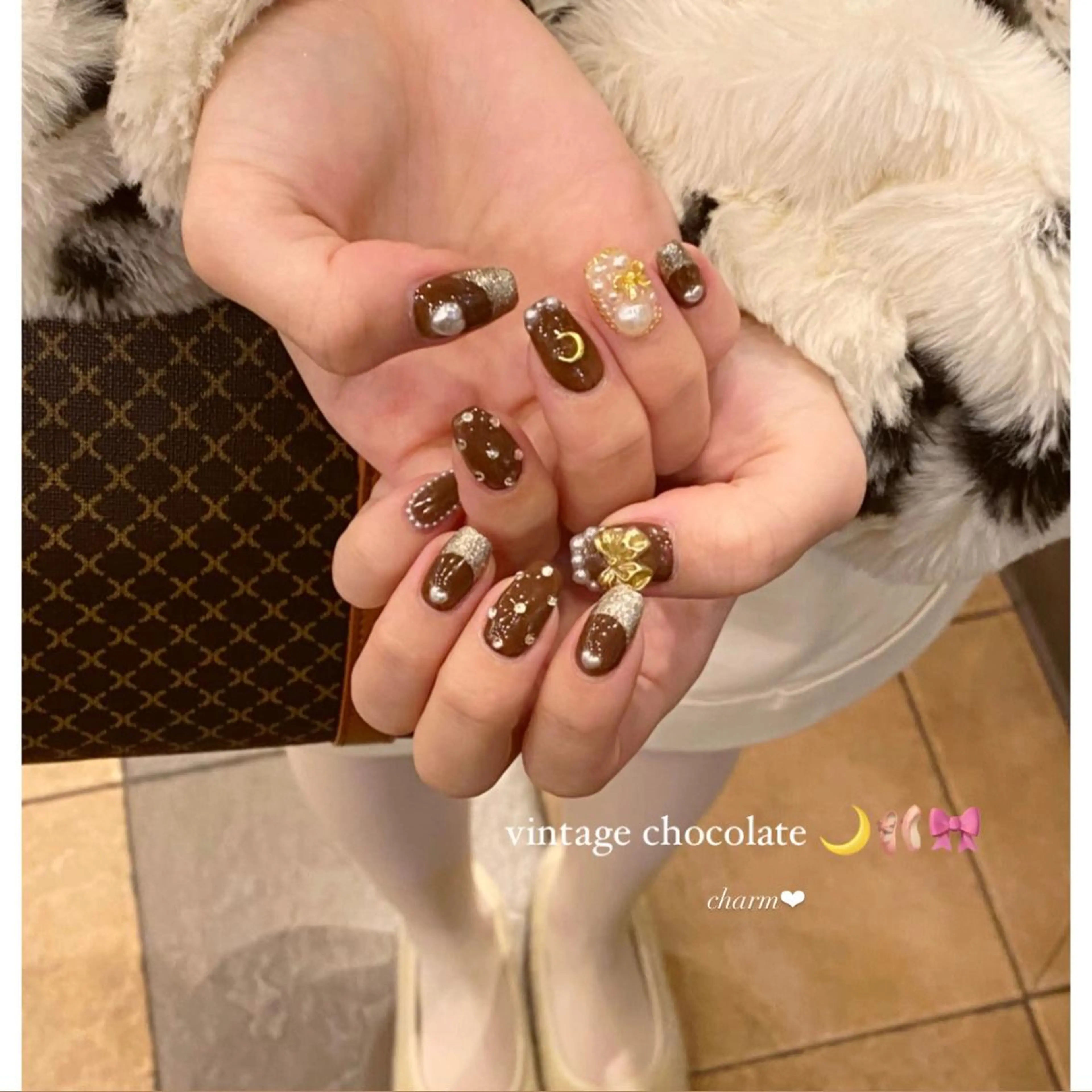 ネイル ガーリー nail salon charmのネイルデザイン