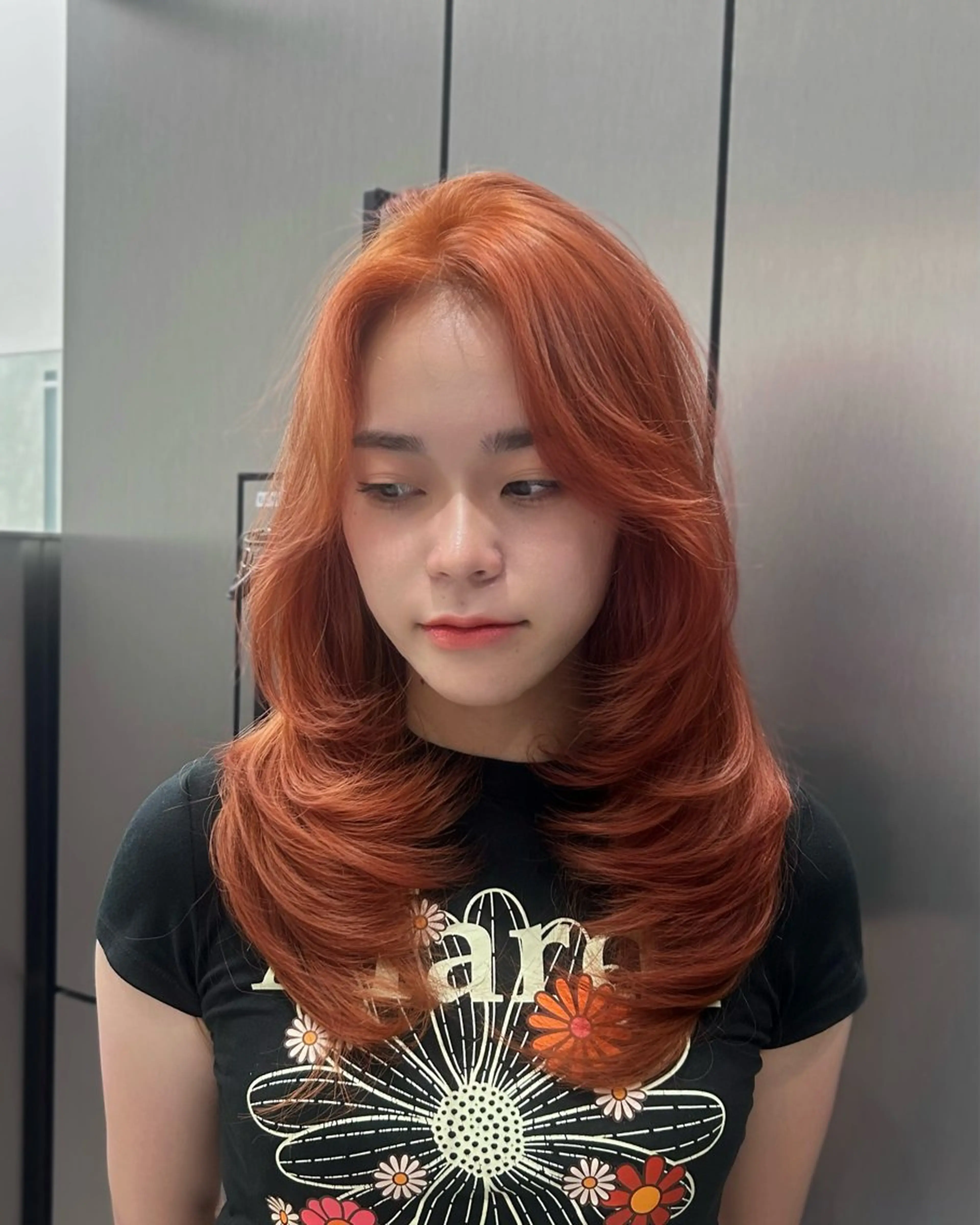 ロング レイヤーカット カット ヘアカラー トリートメント 大人レイヤー/艶美髪 🇺🇸TOMONAのヘアスタイル