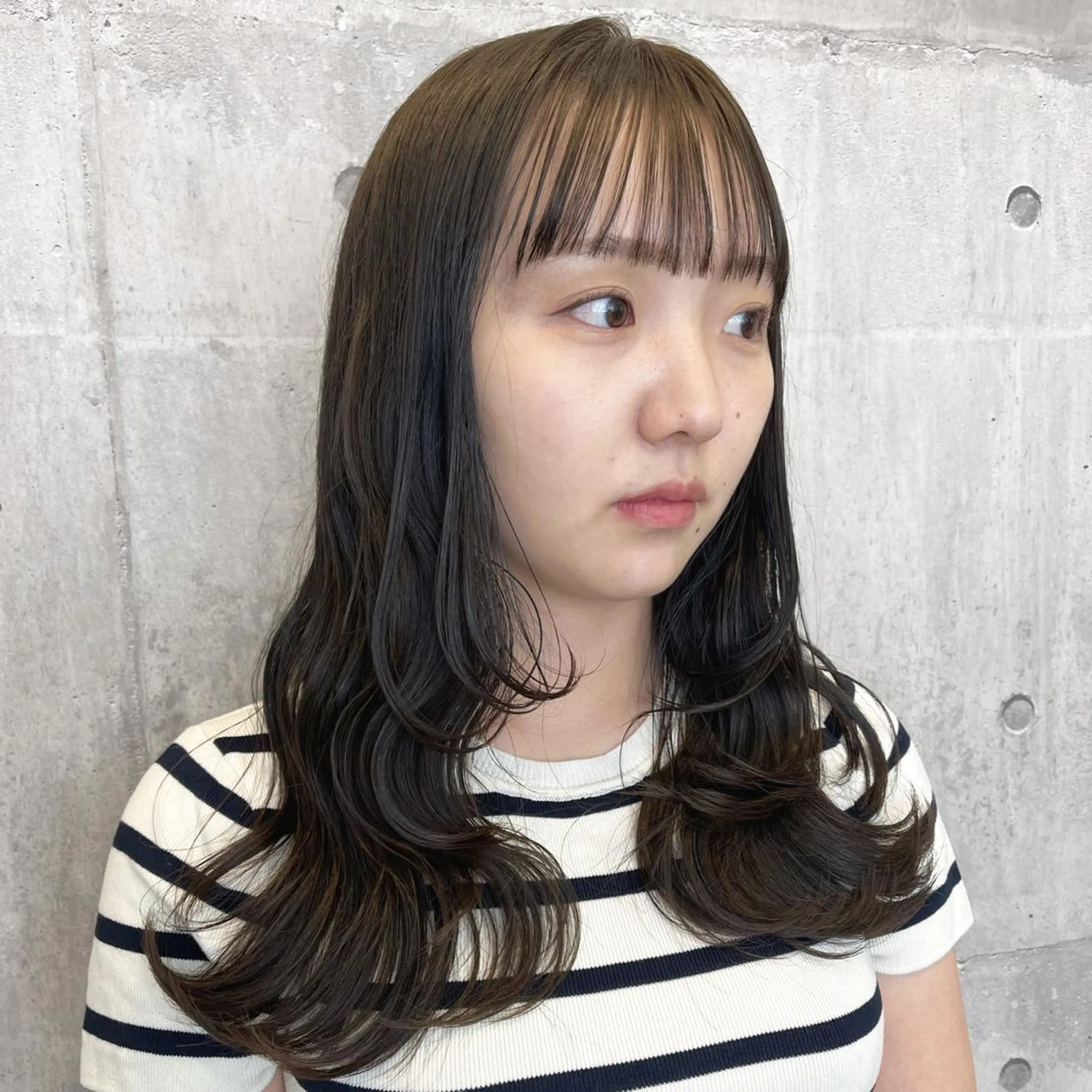 セミロング カラー channel所属・Natsumi ❤︎のヘアスタイル