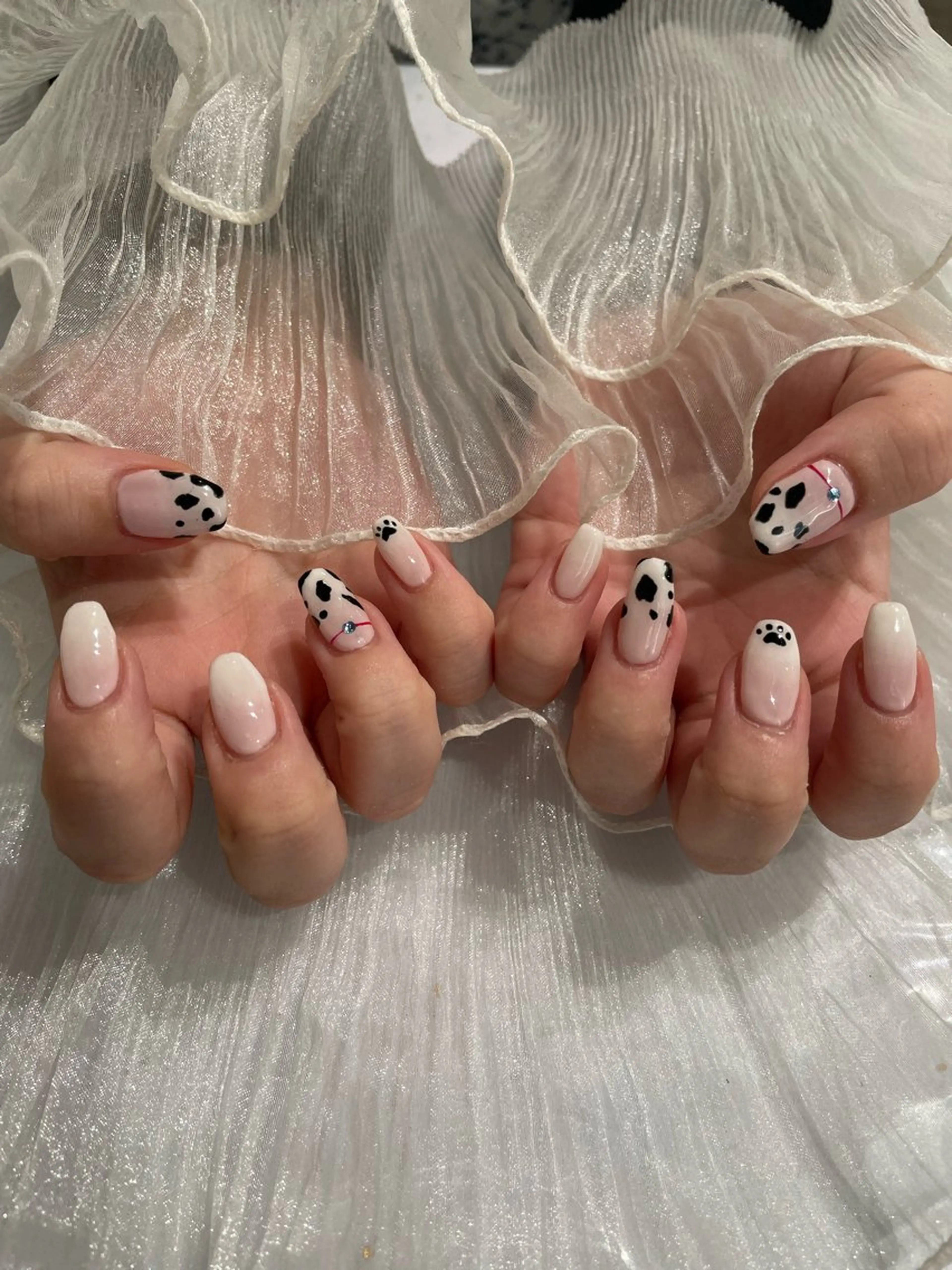 ネイル ハンドネイル ‪るか/‪透明感 カラー/アレンジのヘアスタイル